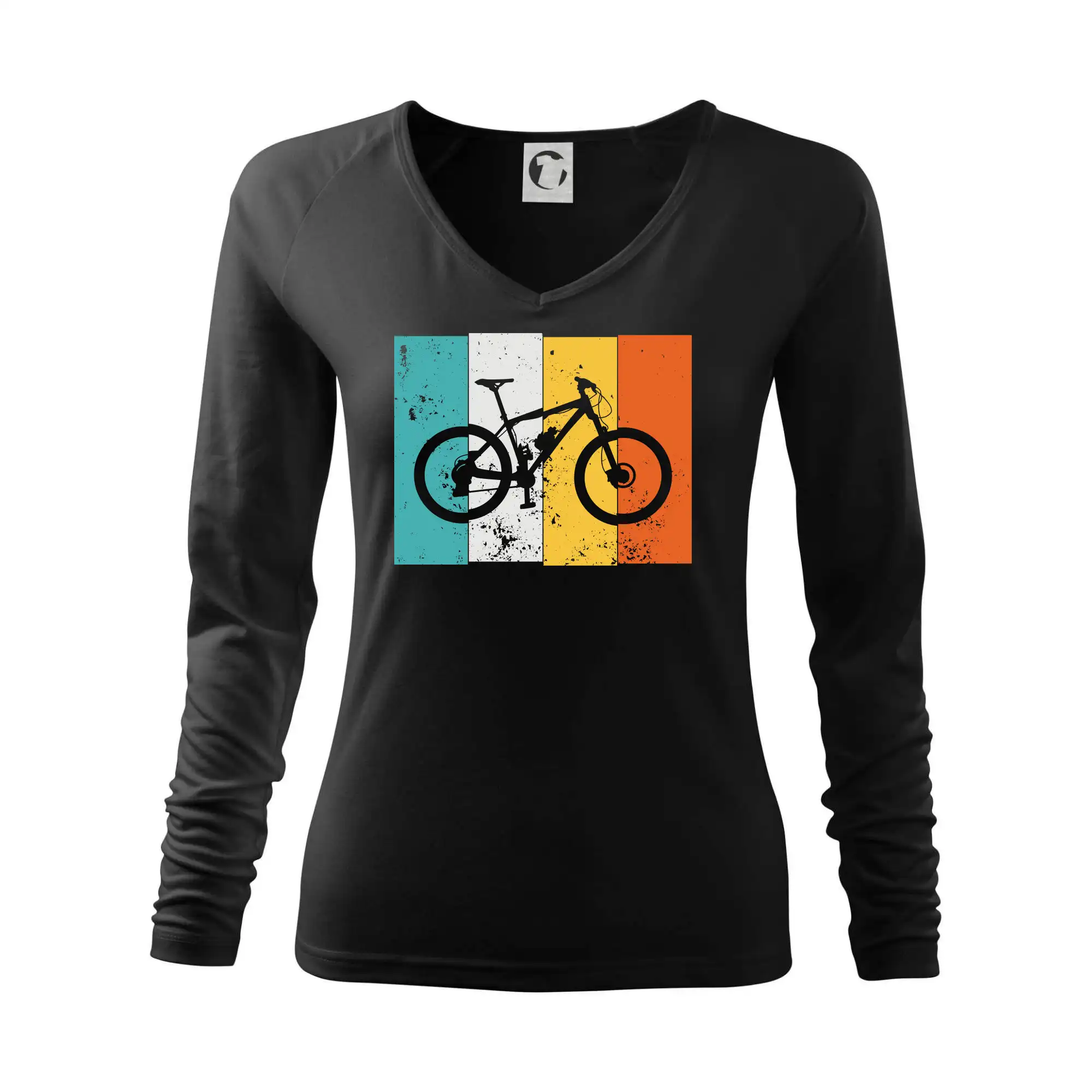 Tričko ako darček pre cyklistu - Vintage cycle - Tričko dámske Elegance