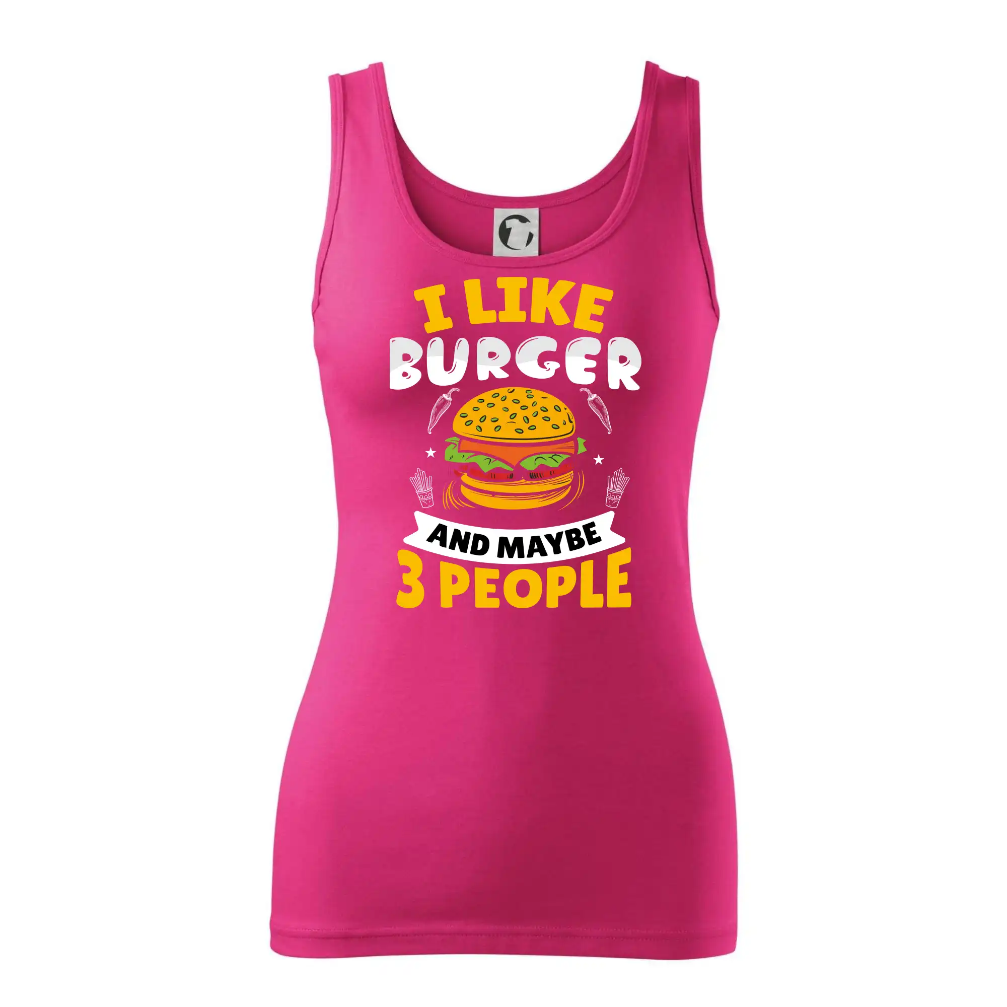 I like burger and maybe 3 people
