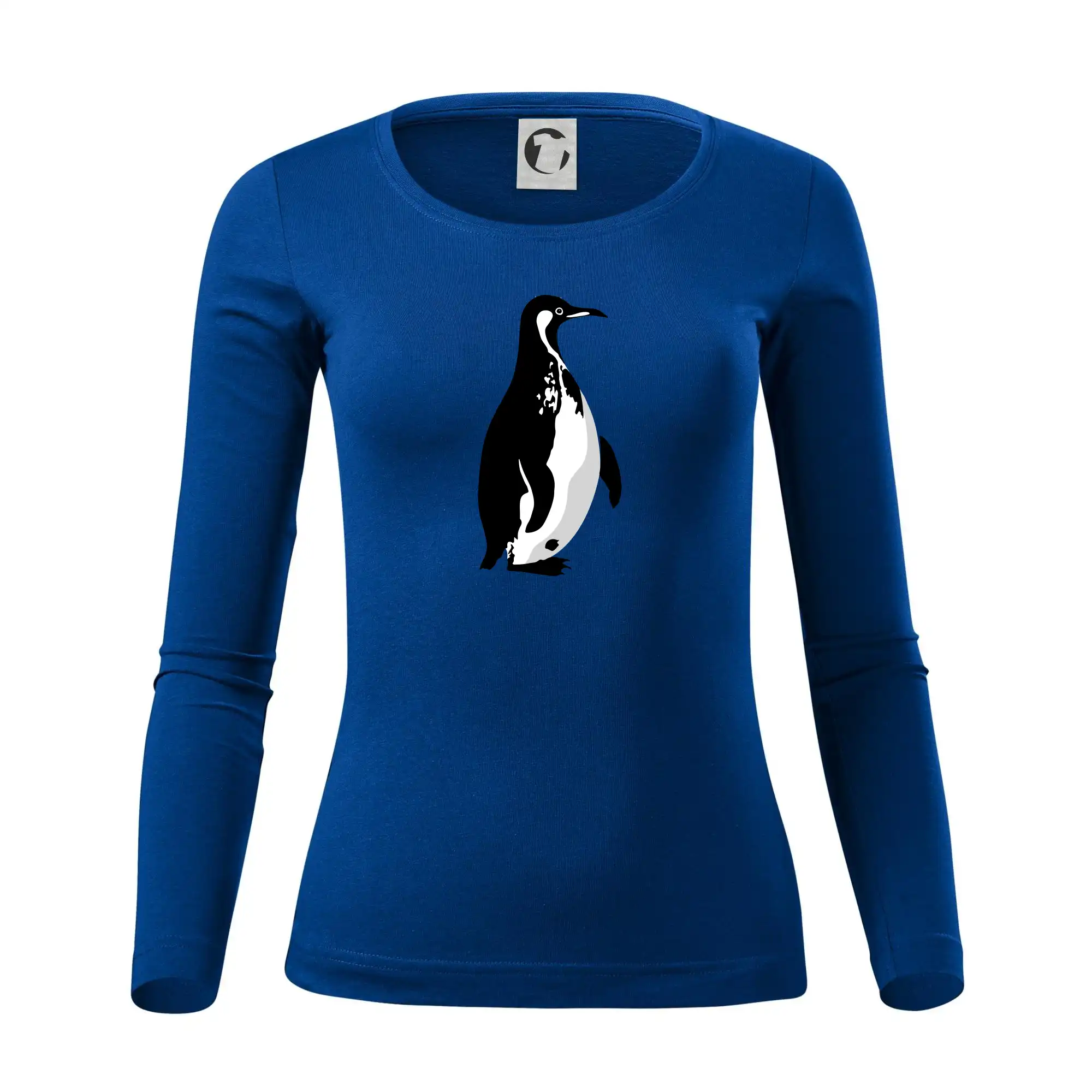 Tučňák černobílý z boku