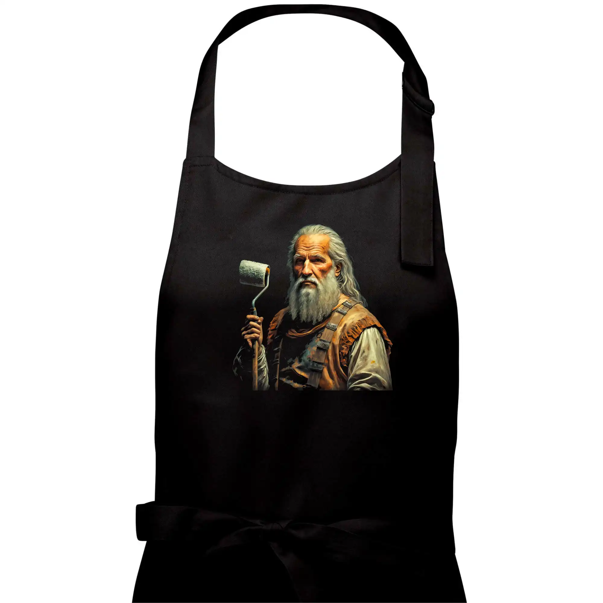 Grafické tričká - Leonardo da Vinci malíř pokojů - Dámska zástera na varenie