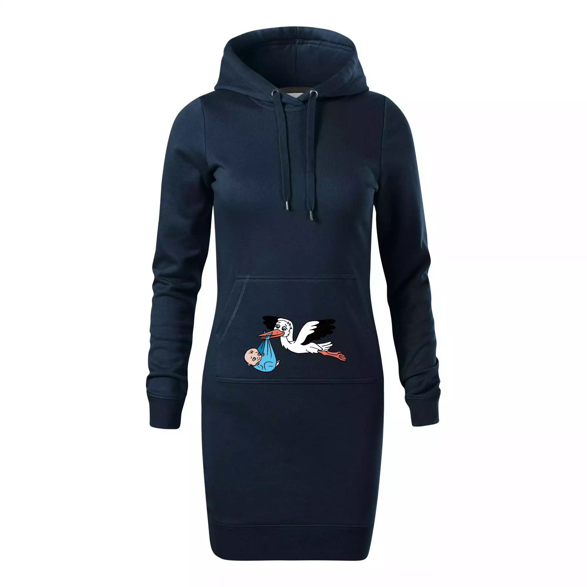 Čáp a miminko - kluk (Hana-creative)