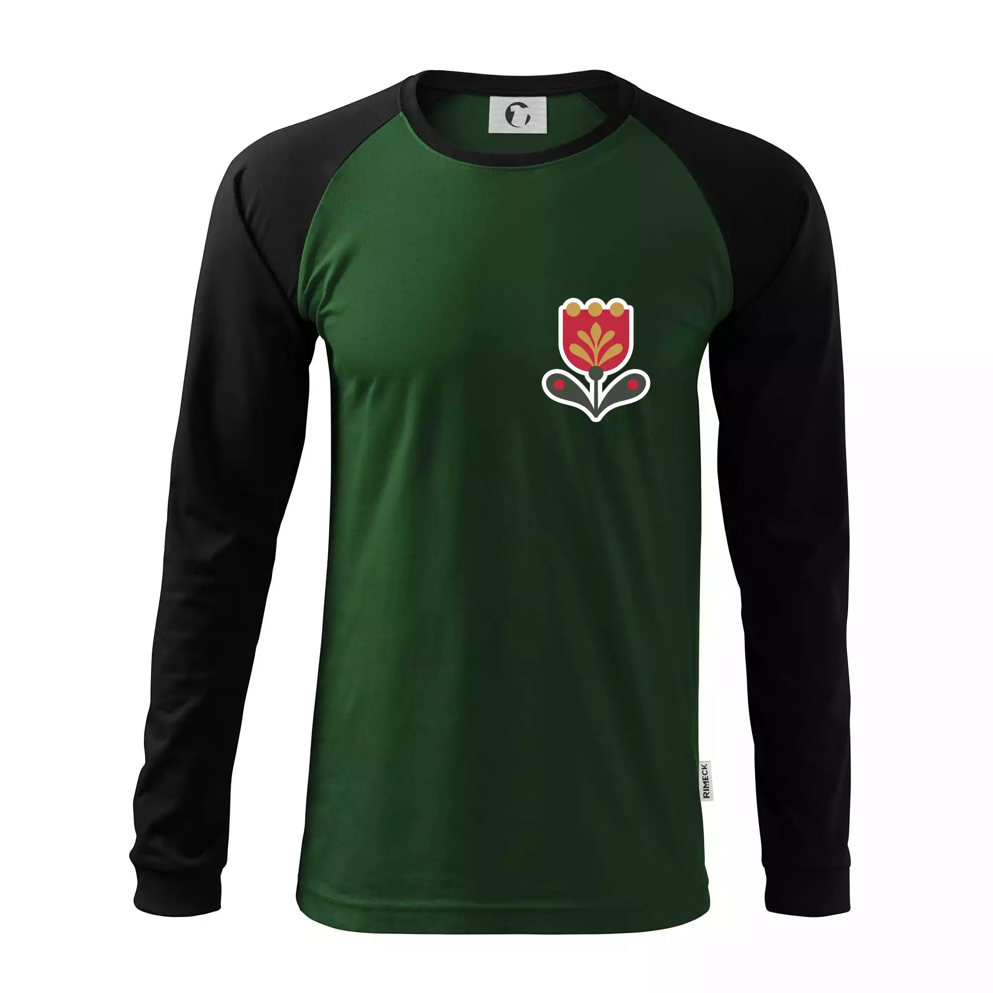 Folklor na prsu tulipán