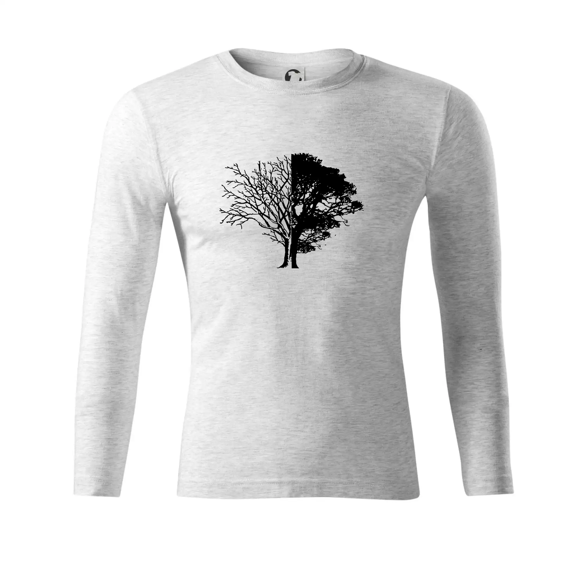 Životný štýl - Life And Death tree - Tričko Progress s dlhým rukávom