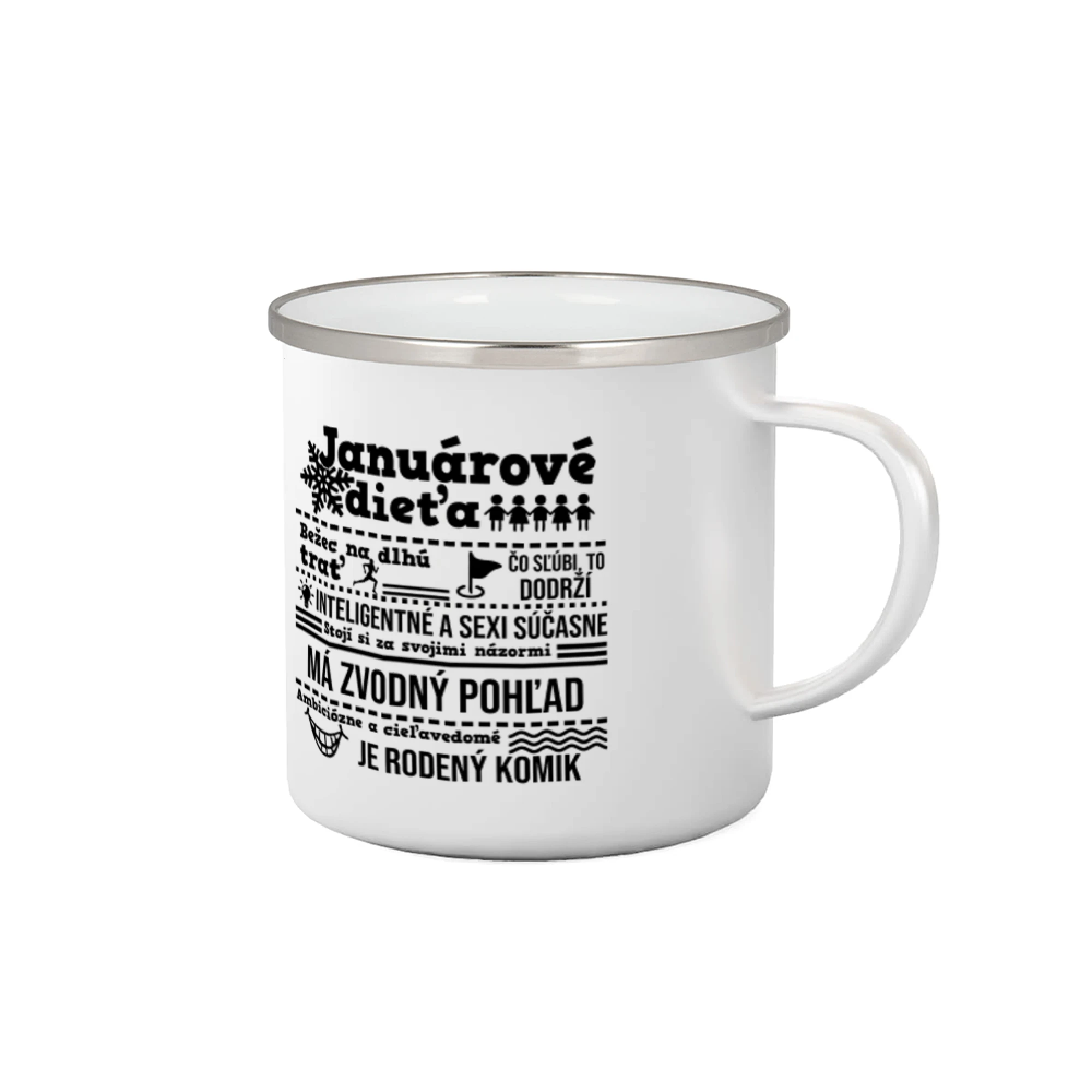 Tričká pre narodených v januári - Narodeniny január - Plecháčik