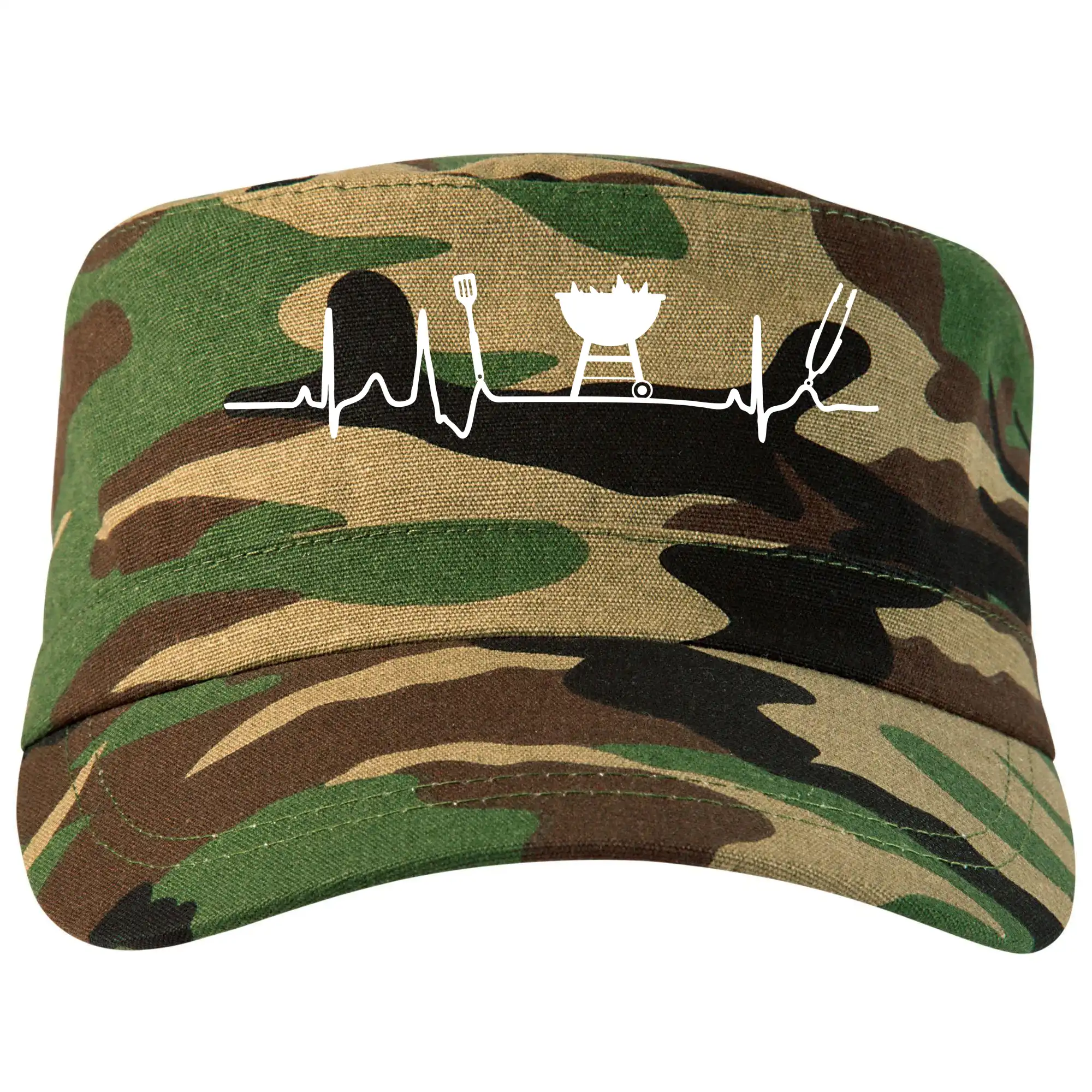 Tričká a zástery na grilovanie - EKG grilování gril - Šiltovka CAMO