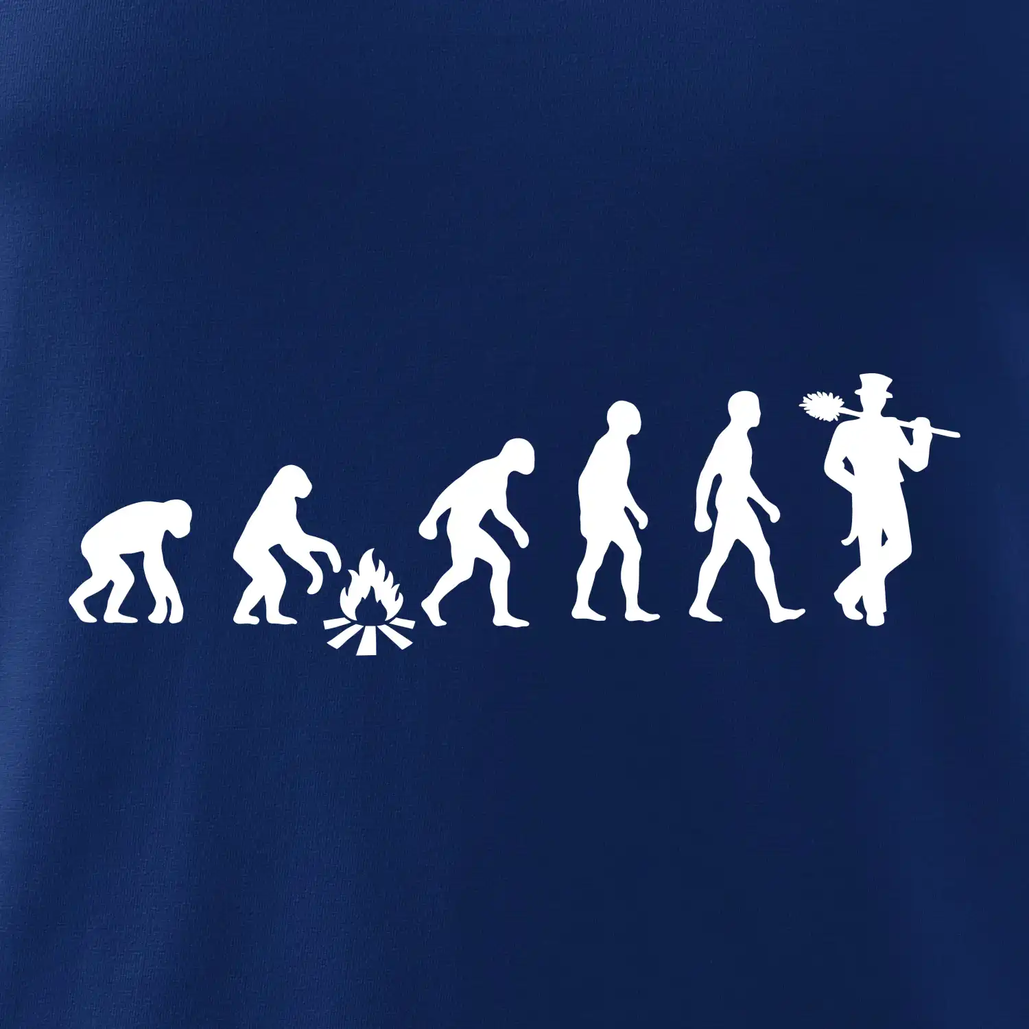 Evoluce kominík v klobouku