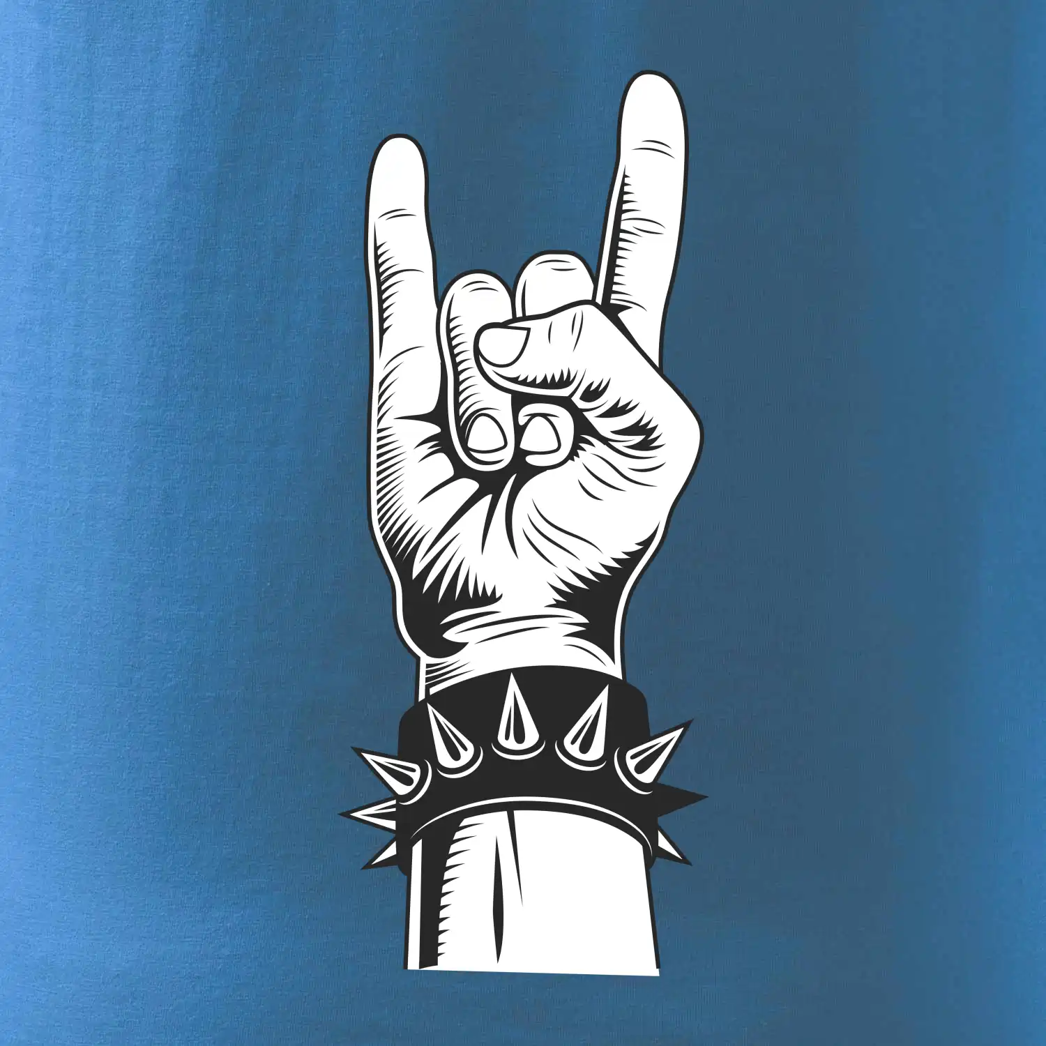 Rock ruka s náramkem