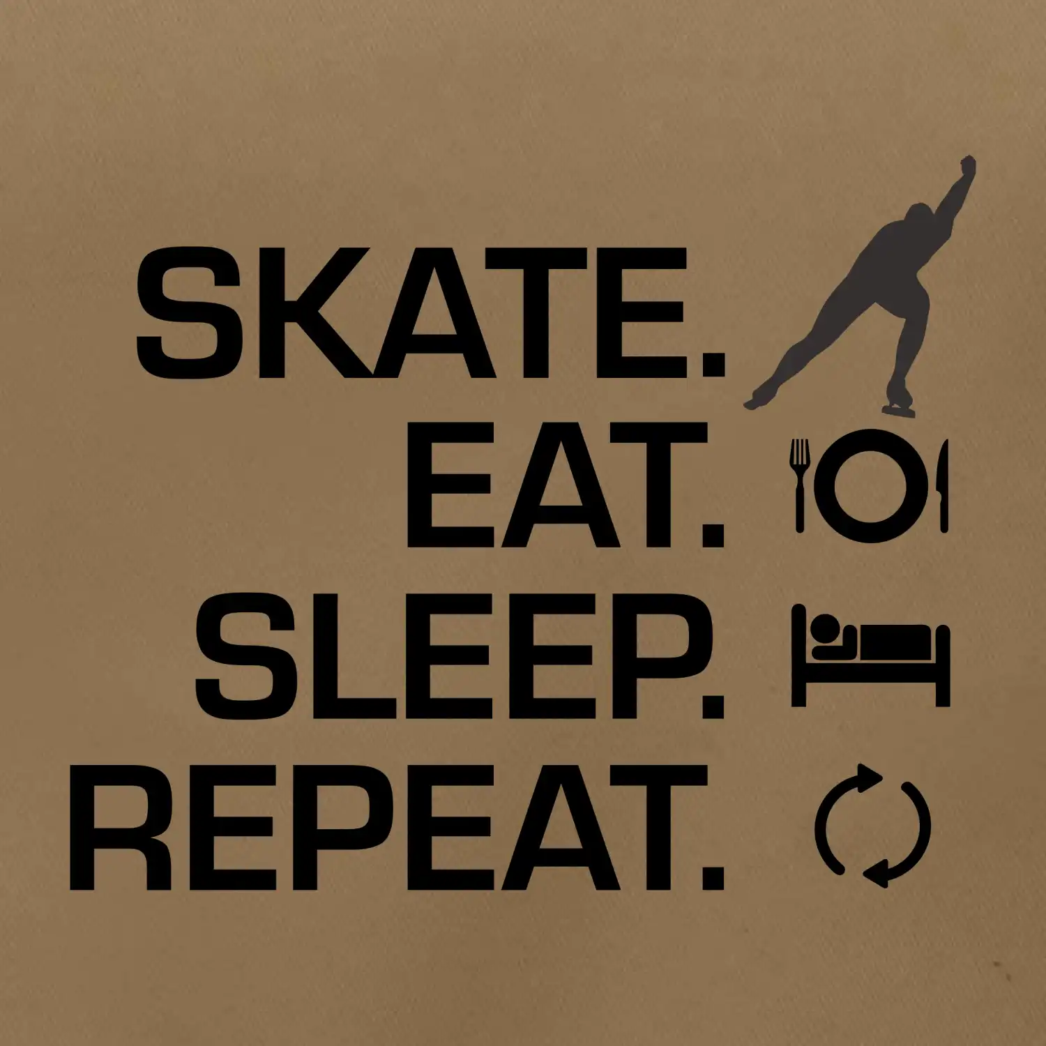 Eat sleep skate - lední bruslení