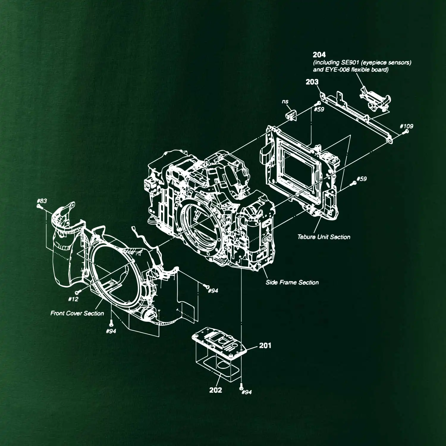 Nákres Digitální fotoaparát
