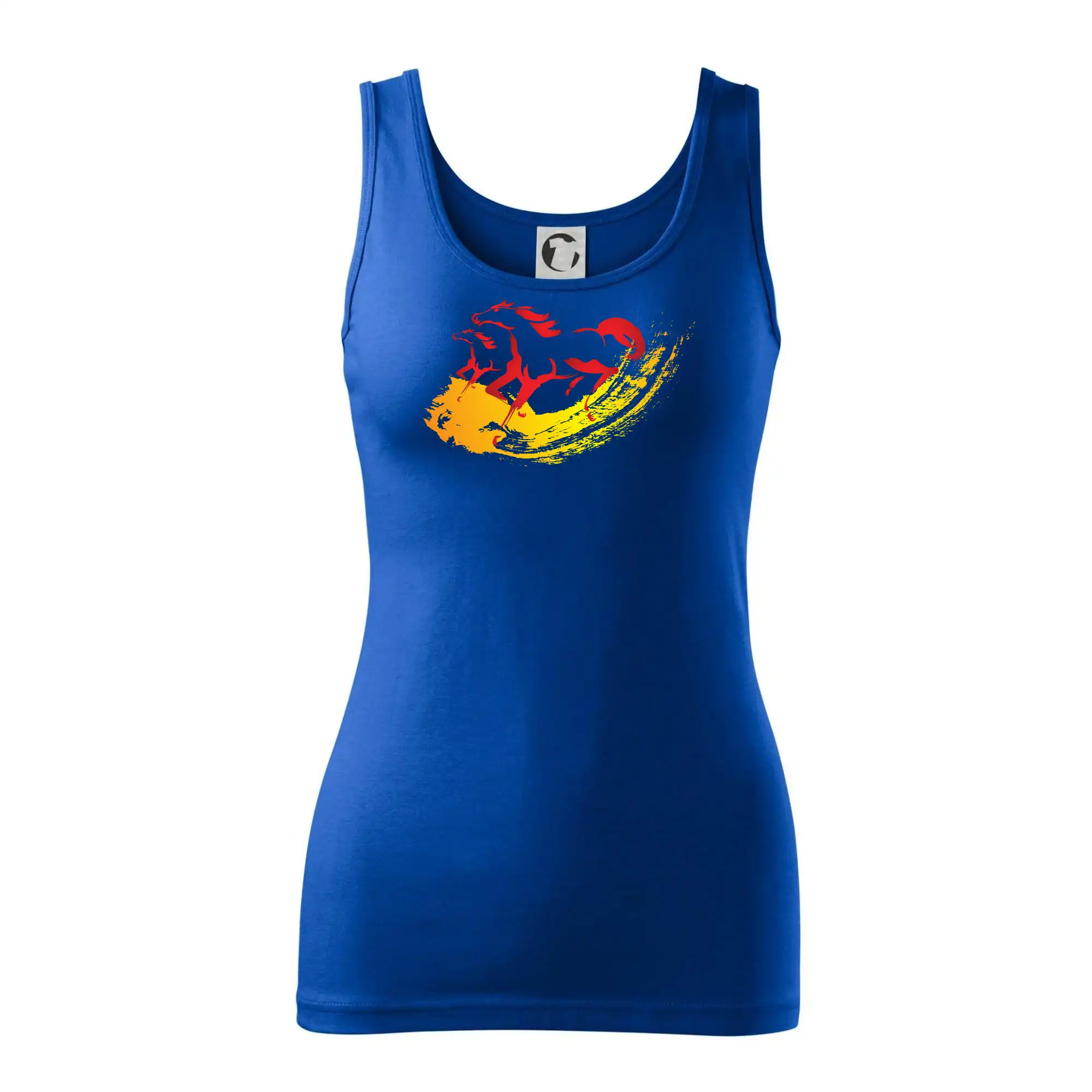 Dva běžící koně