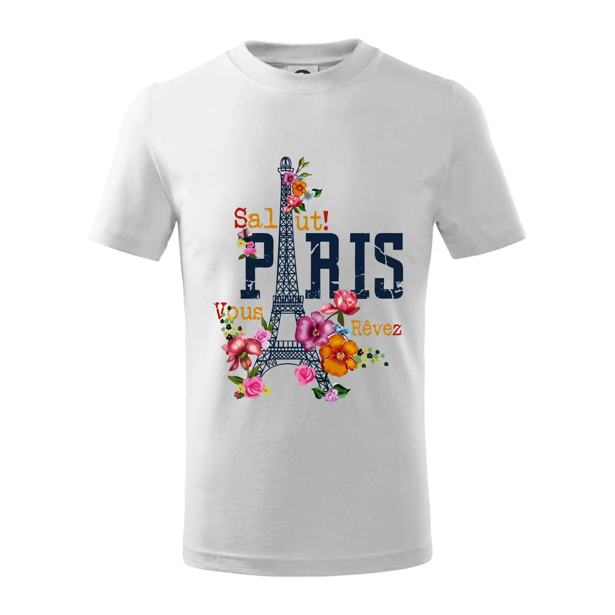 Tričká Francúzsko - Paris salut vous revez - Tričko detské bavlnené