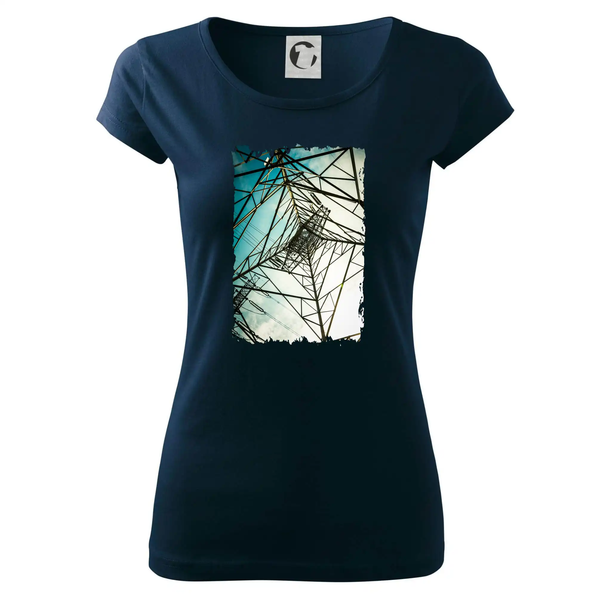 Barevné nebe - stožáry vysokého napětí