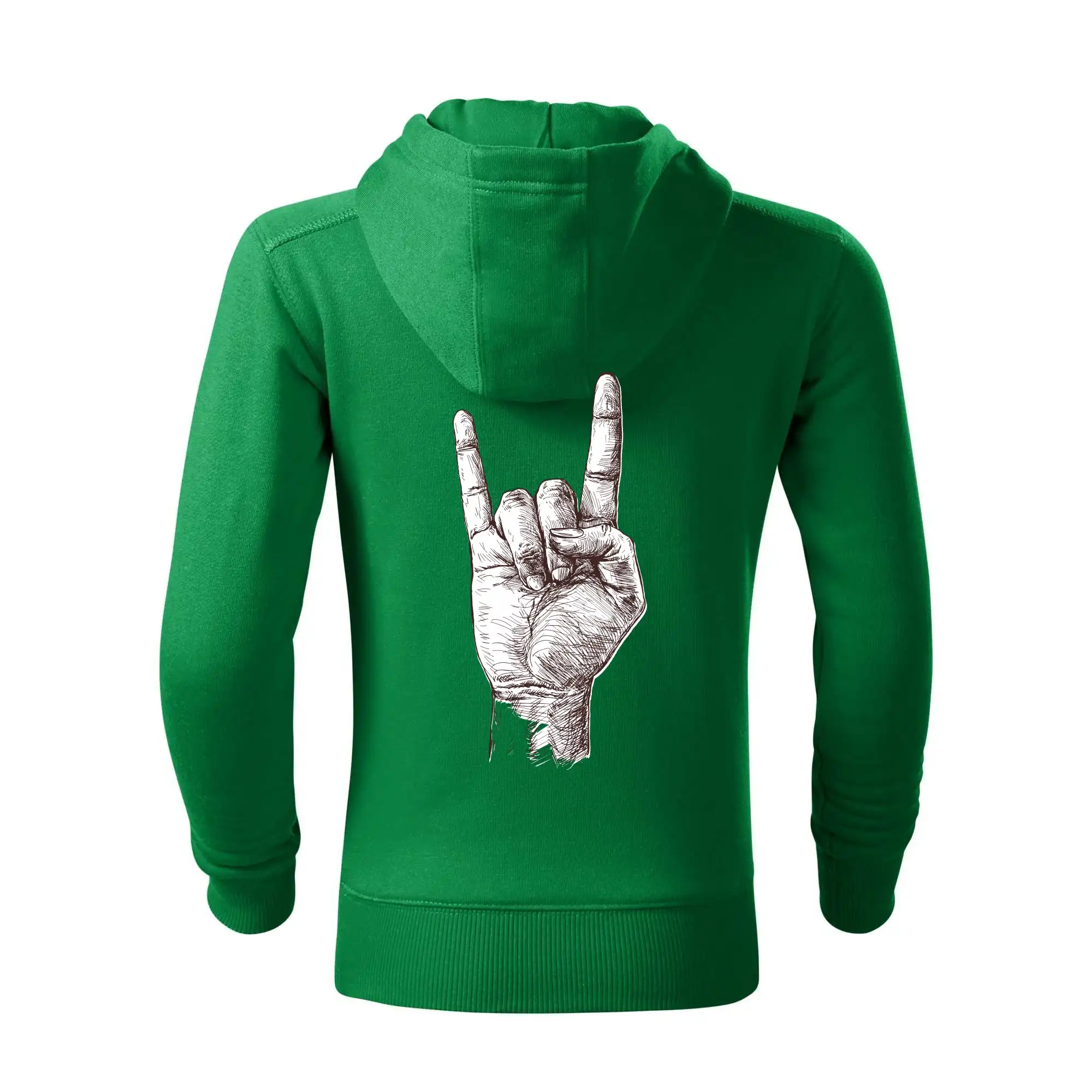 Rocková ruka kreslená