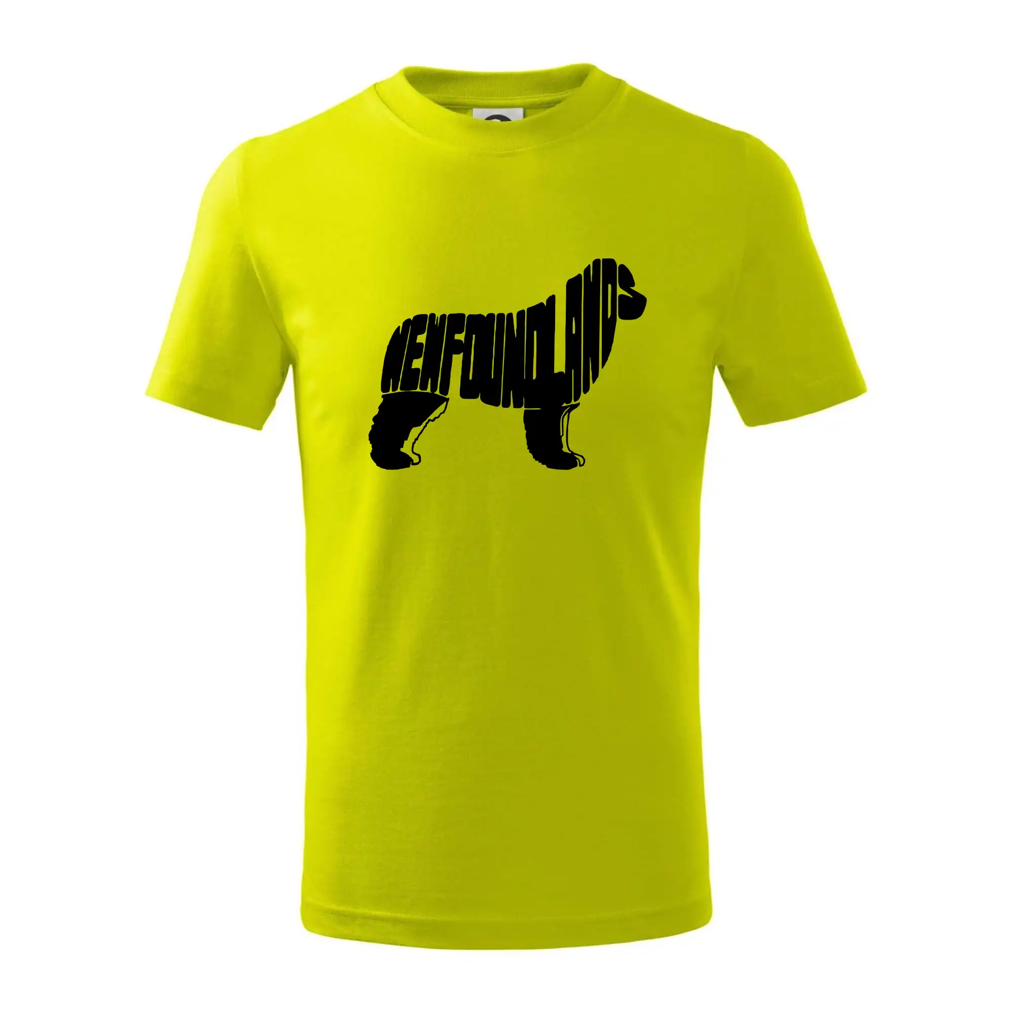 Novofundlandský pes - nápis v tělě