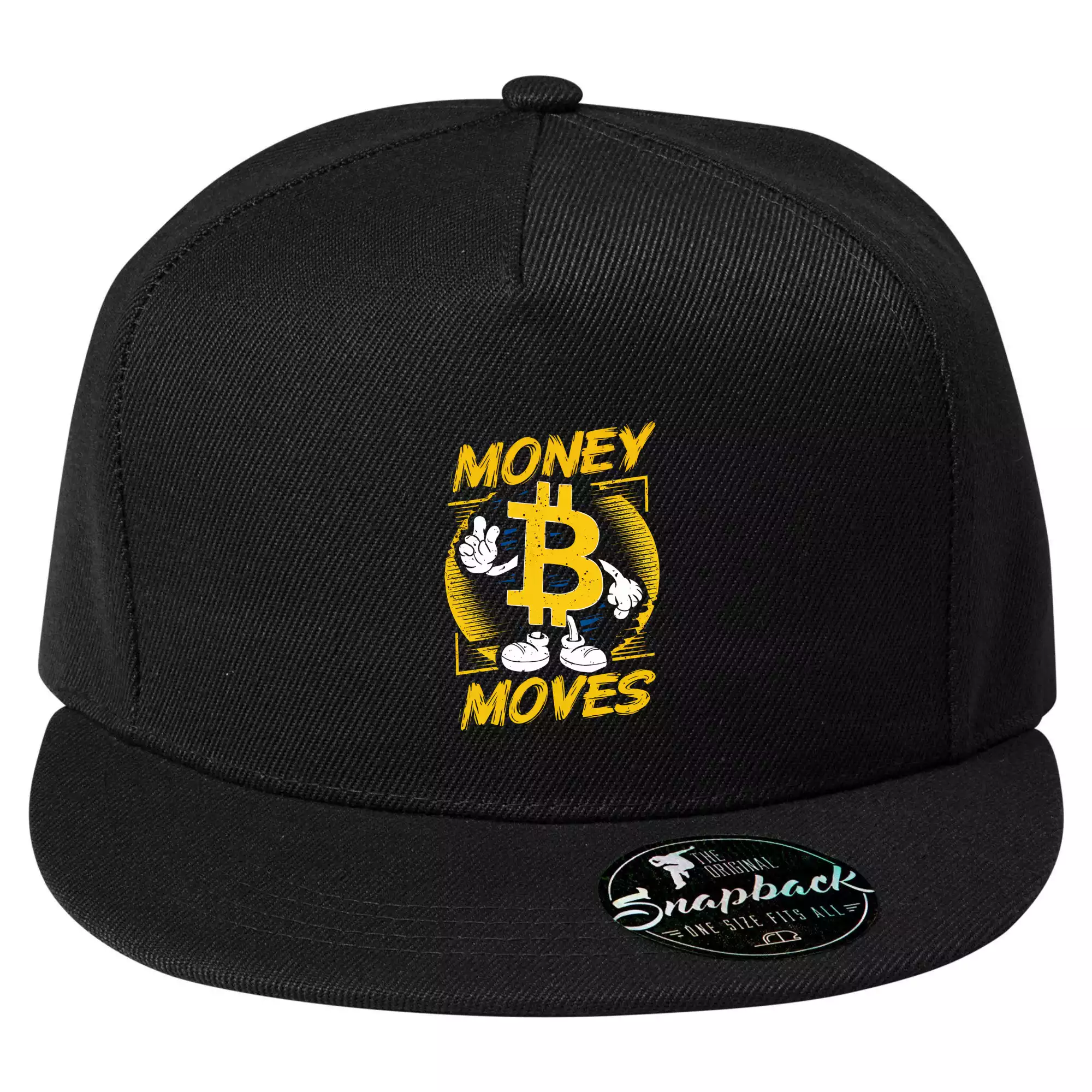 Money moves bitcoin mascot