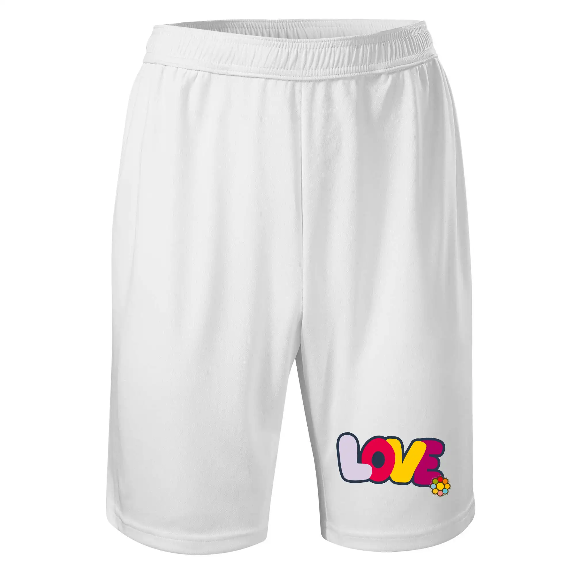 Love nápis s květinou