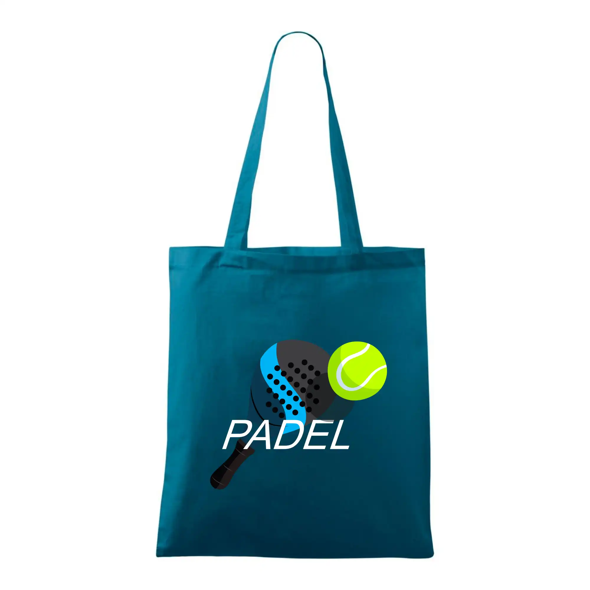 Tričká s motívmi Padel tenis - Paddle obrazok farebný - Taška bavlnená