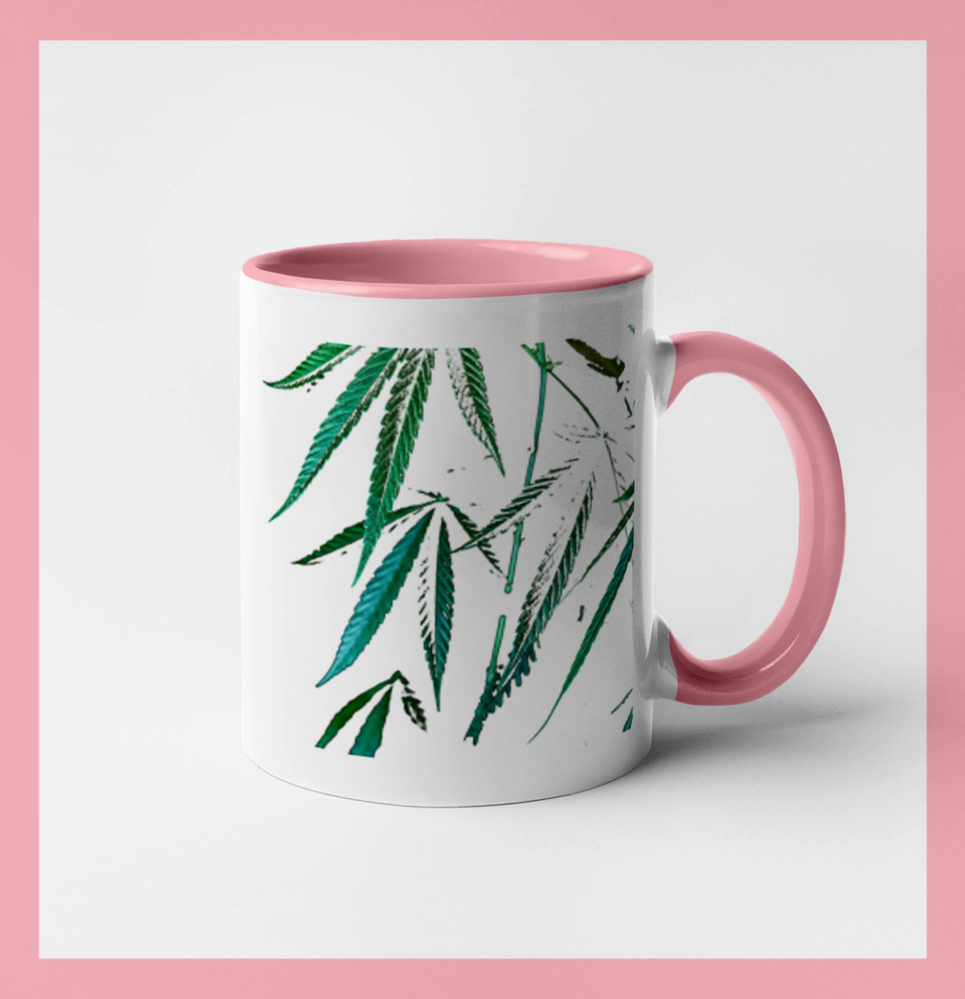 Ganja listy - štvorec