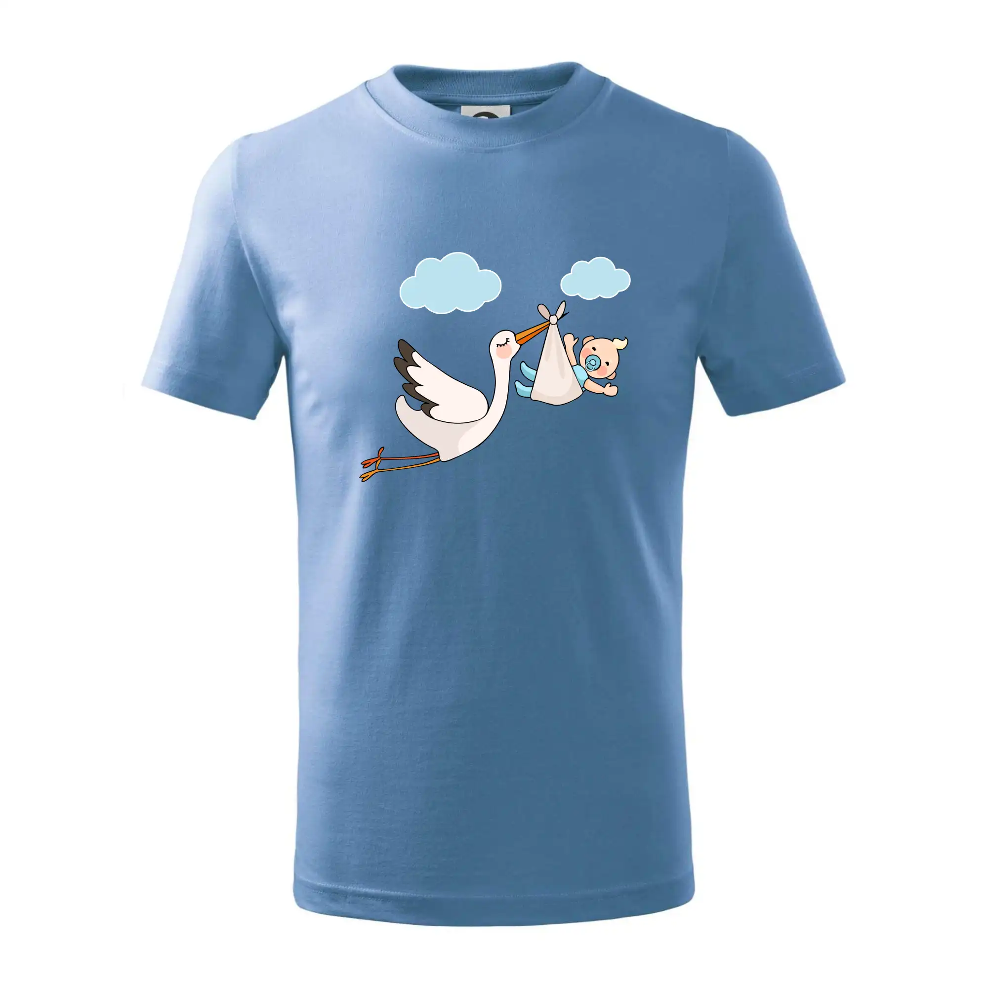 Čáp čekáme miminko - kluk