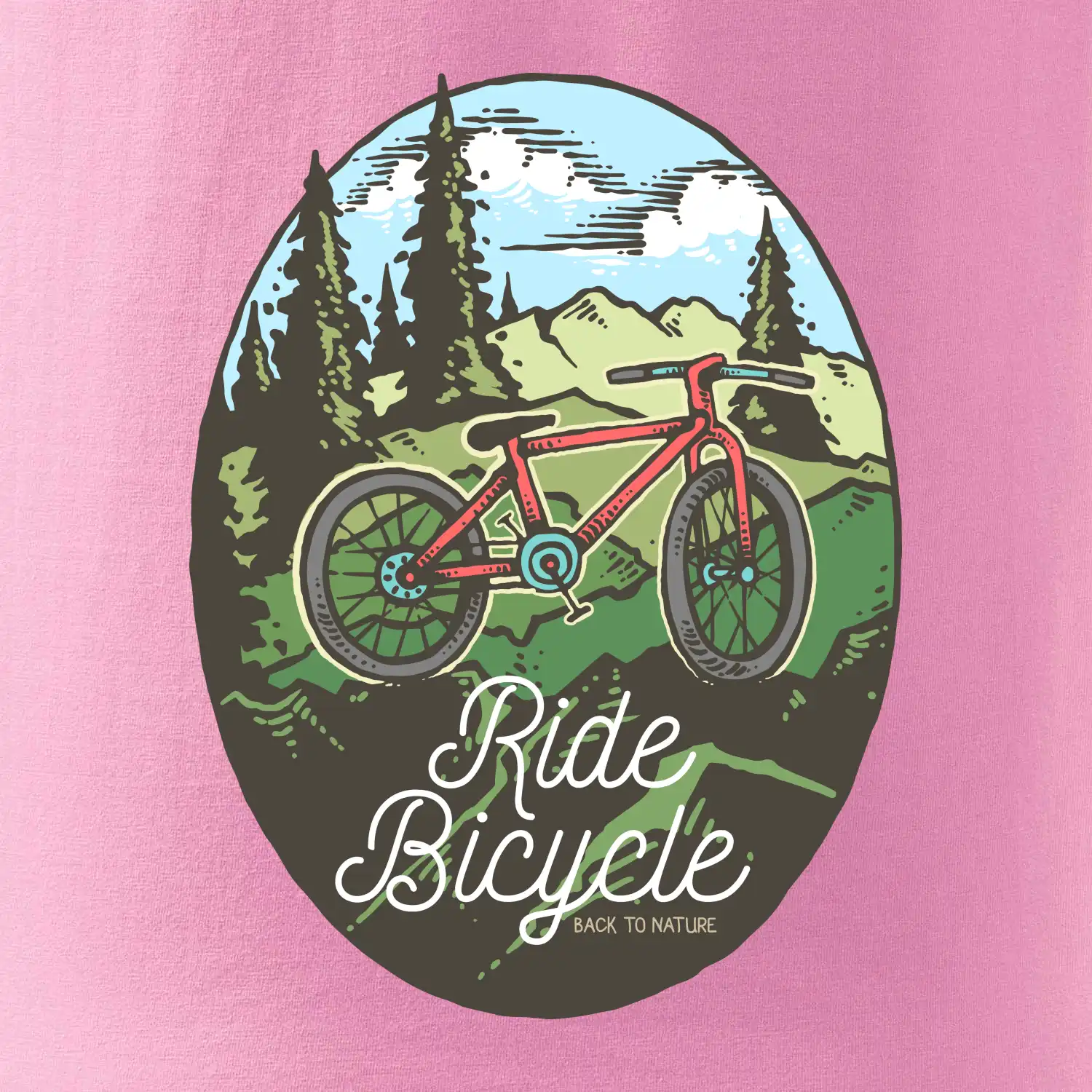 Ride Bicycle Nature