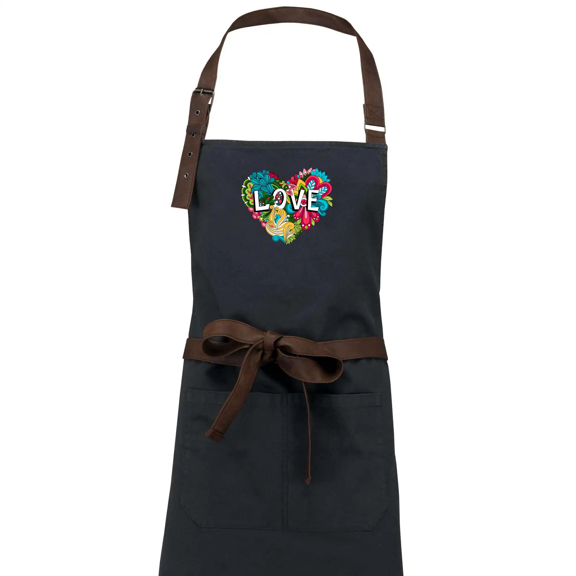 Tričká pre zamilovaných - Love nápis květovaný - Zástera Vintage