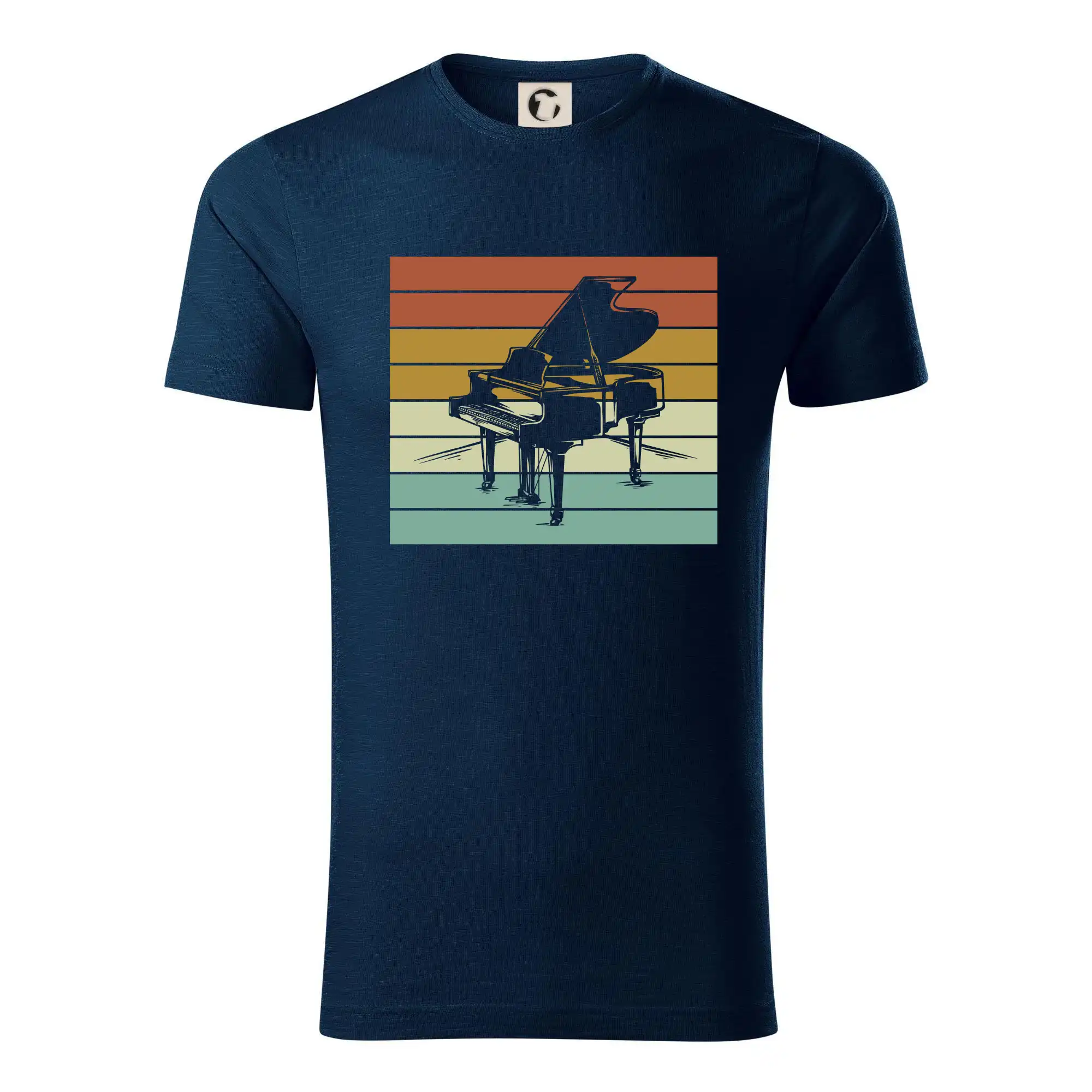 Vintage piano - Tričko z organickej bavlny