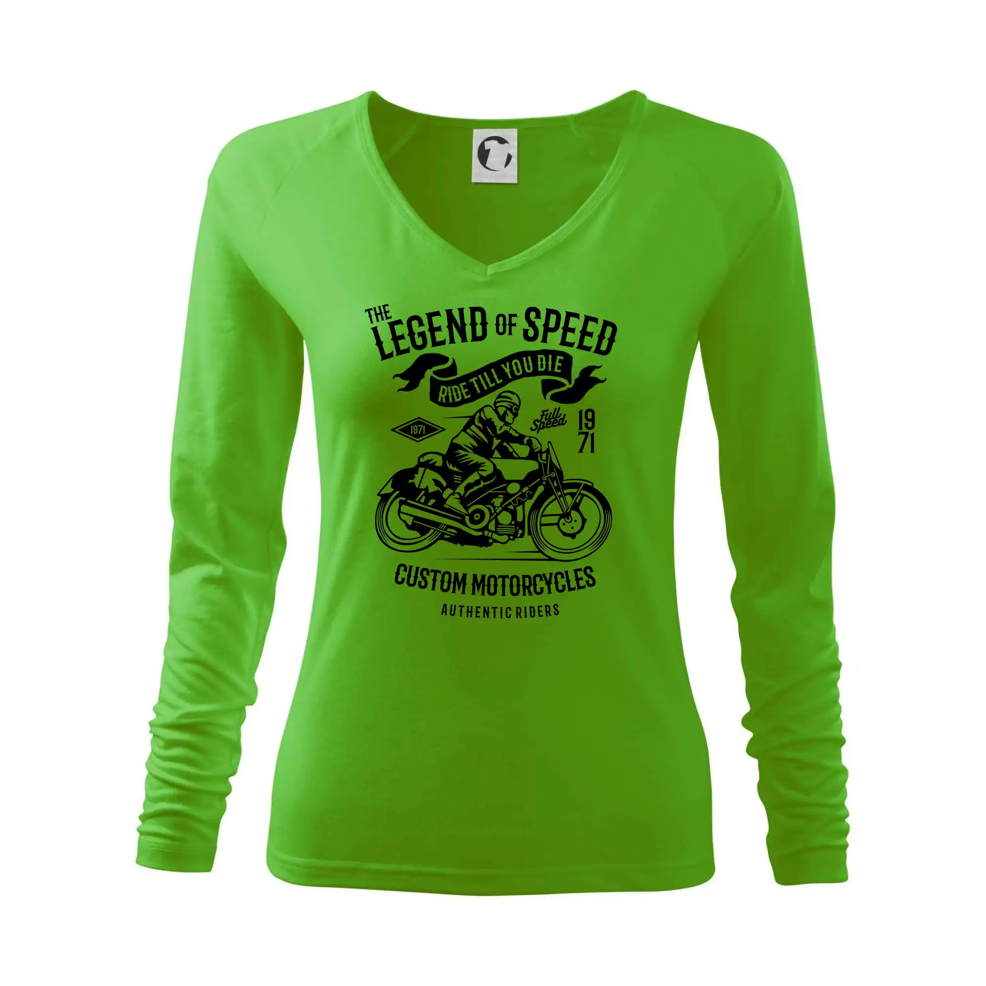 Tričká a mikiny s potlačou motoriek – pre pravých motorkárov - The Legend of Speed - Tričko dámske Elegance