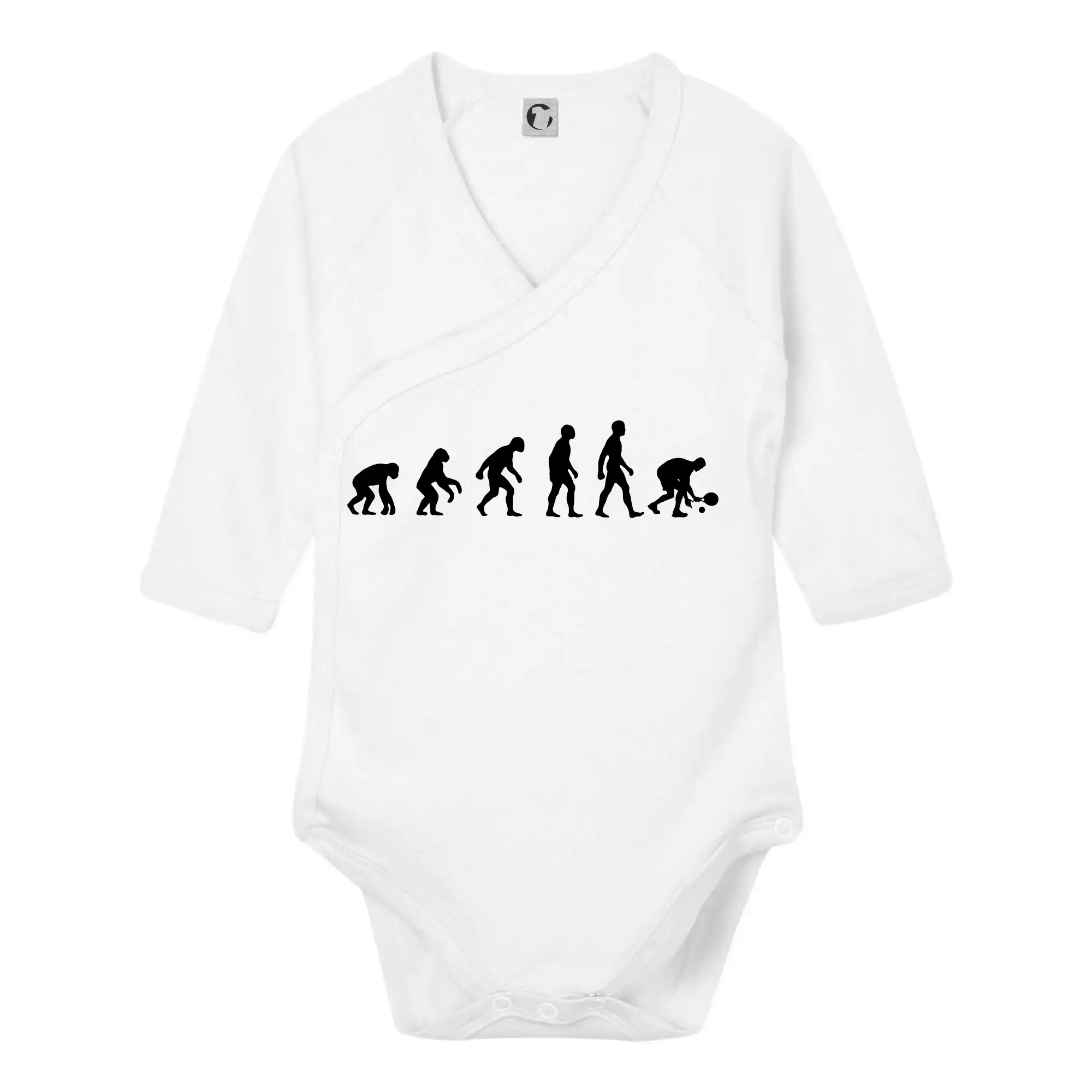 Tričká na tenis - Evolúcia padel - Body zavinovacie s dlhým rukávom