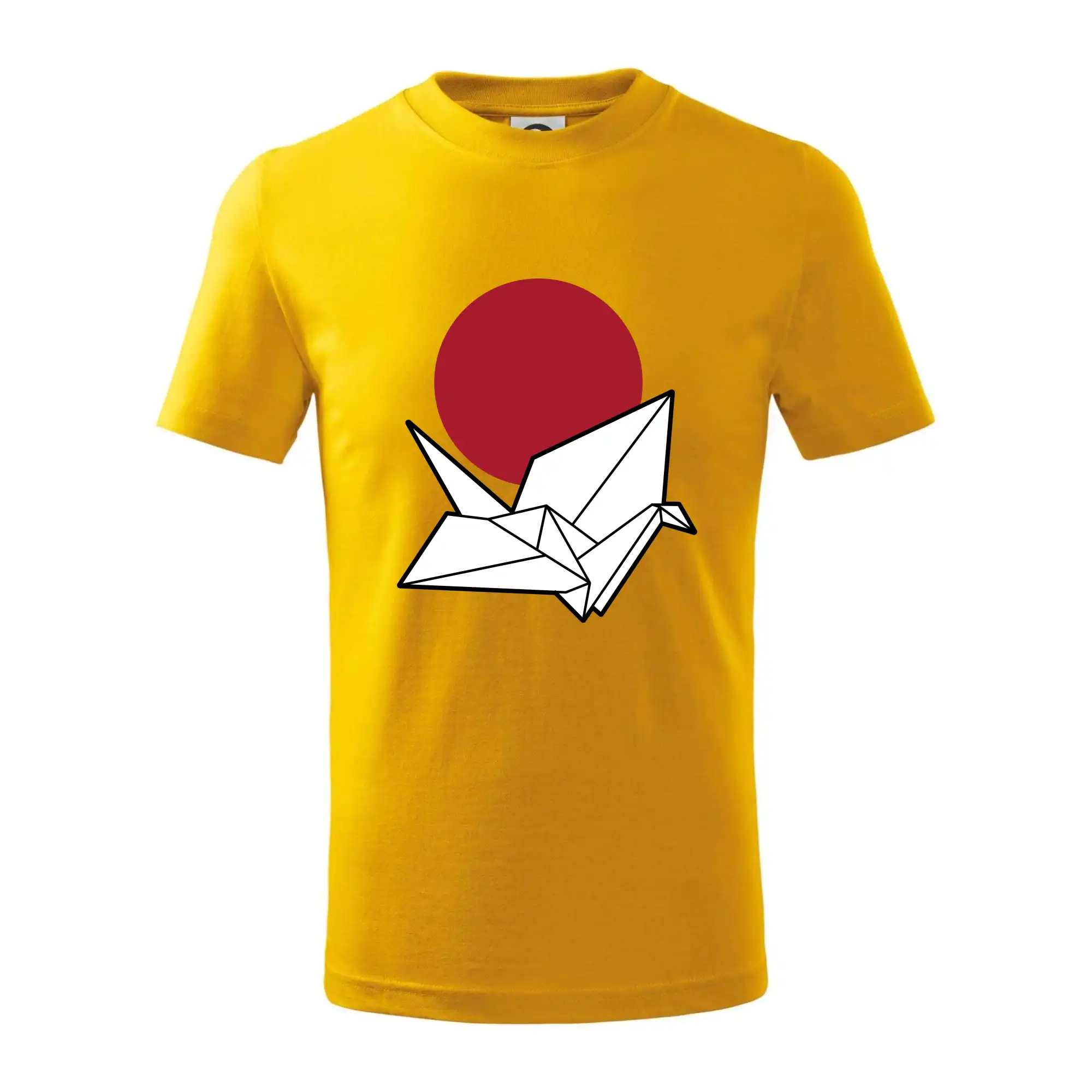Tričká s japonskou tematikou - Japan culture - origami - Tričko detské bavlnené