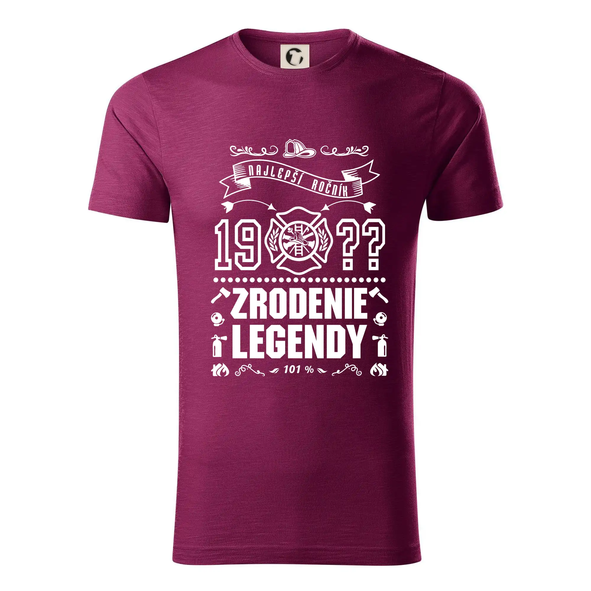 Trička Zrodenie legendy - Zrodenie legendy - pre hasičov - Tričko z organickej bavlny