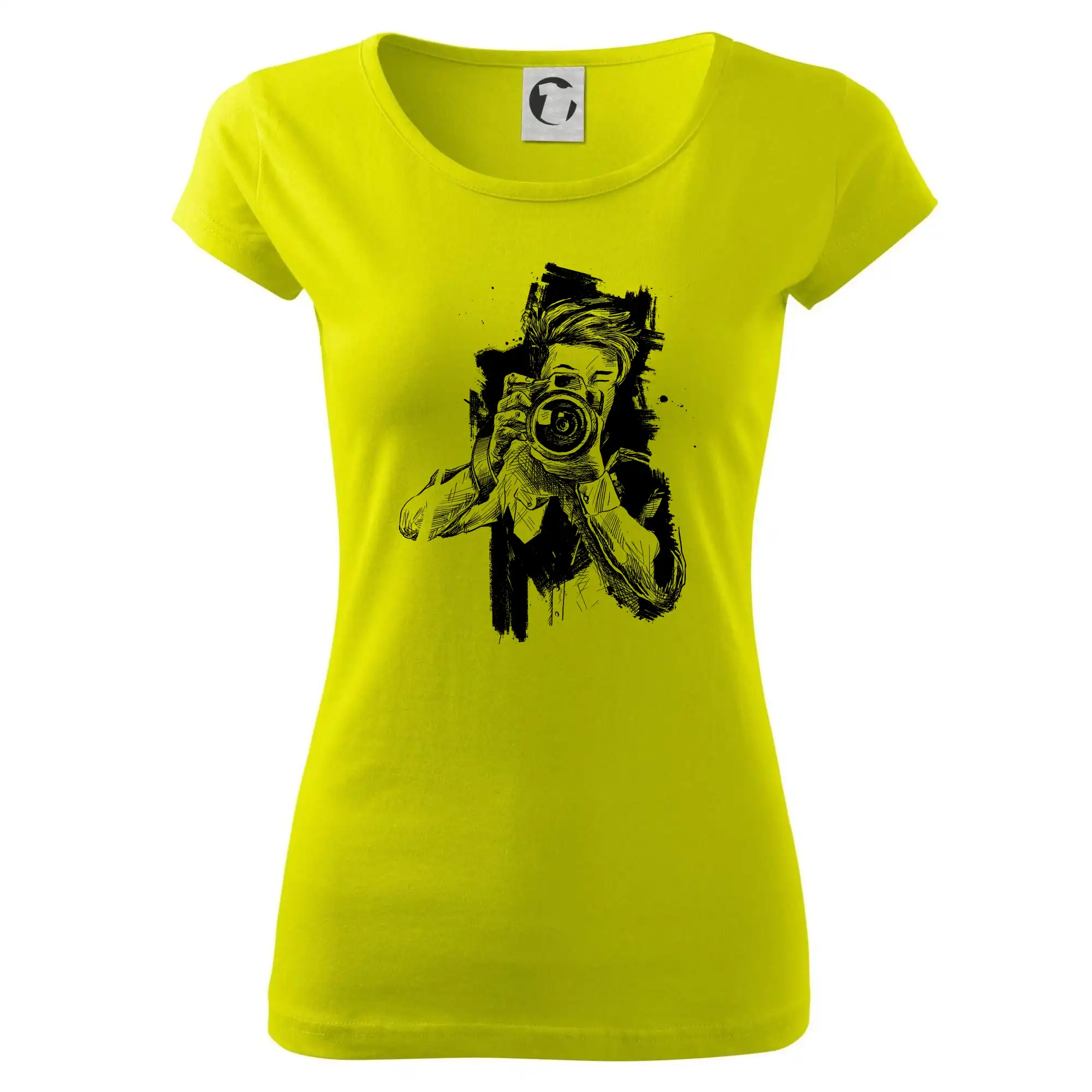 Fotograf kreslený tužkou