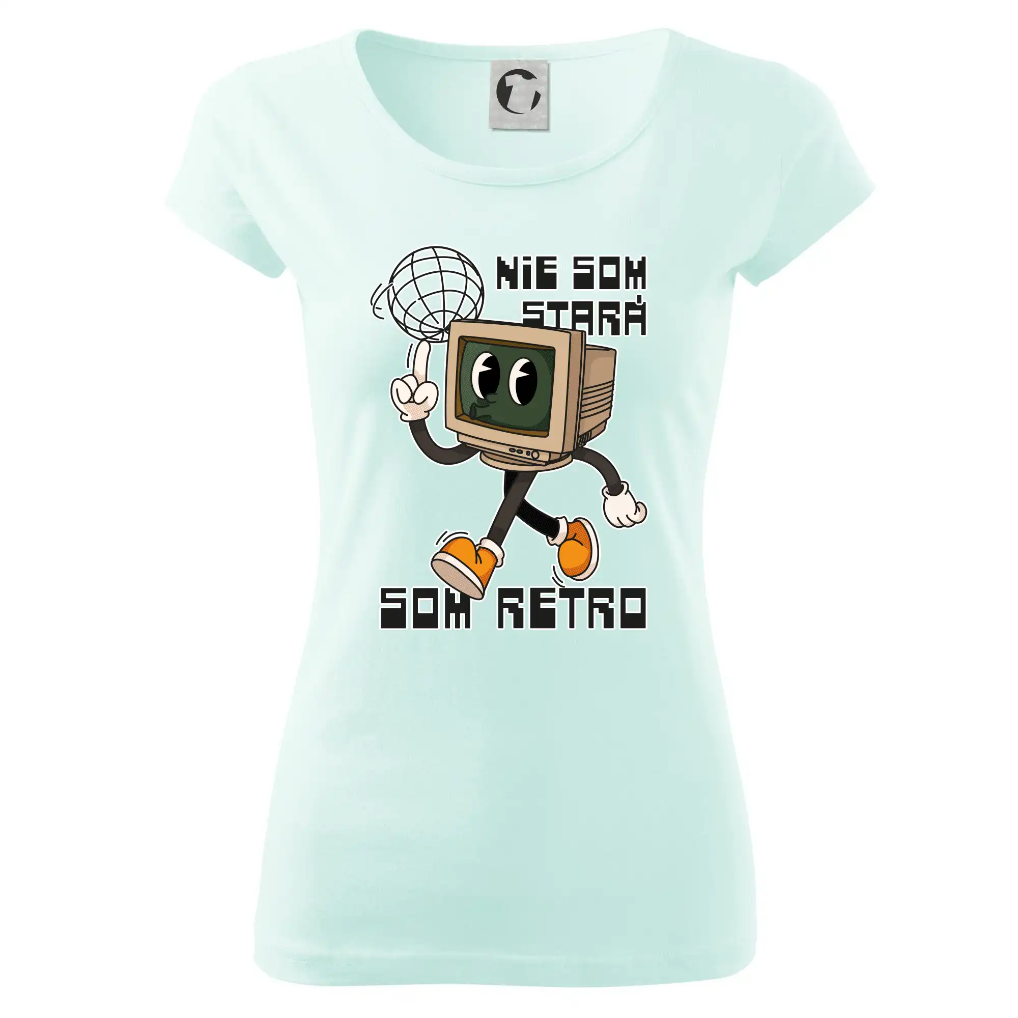 Grafické tričká - Mie som stará, som retro - Dámske tričko Pure