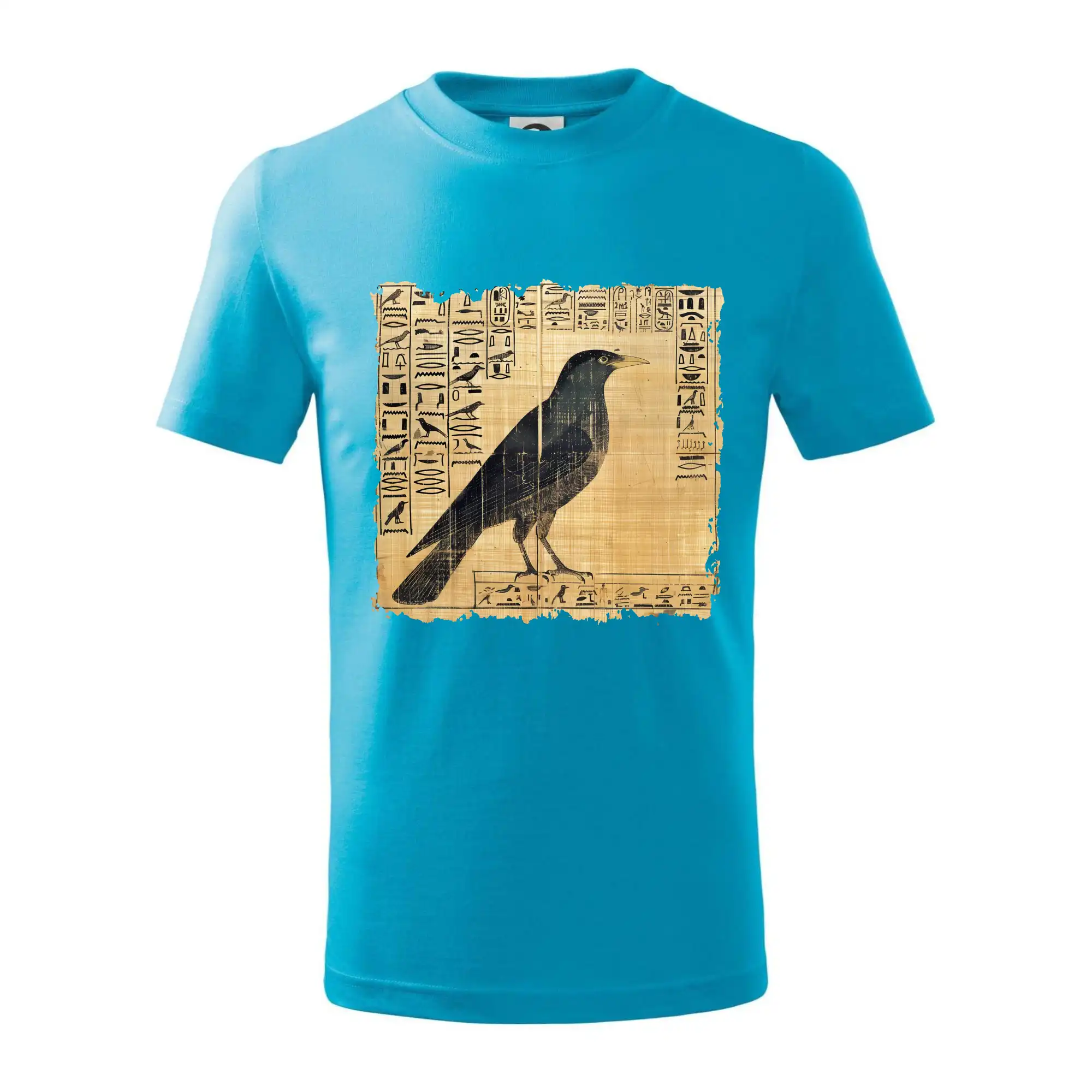 Tričko s motívmi vtákov - Egyptské hieroglyfy vták - Tričko detské bavlnené