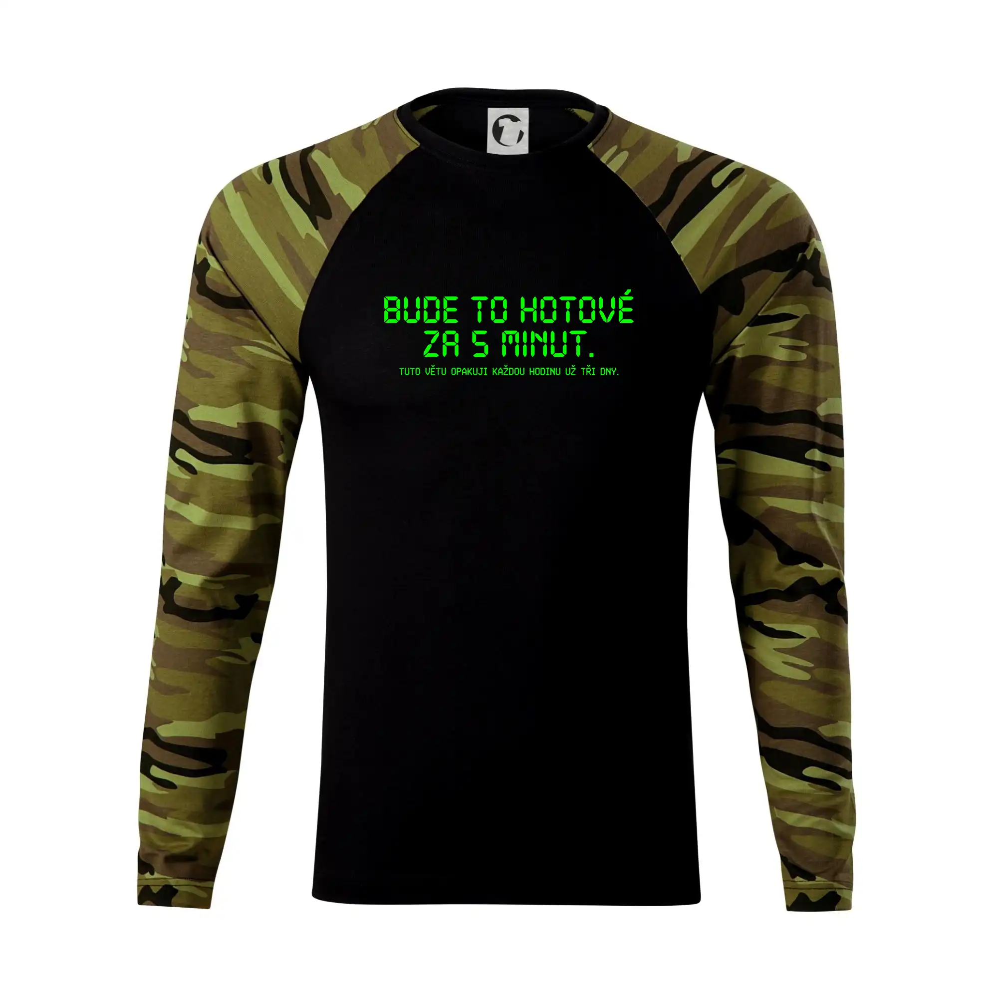 Tričká pre ajťákov - BUDE TO HOTOVÉ ZA 5 MINUT - Camouflage LS