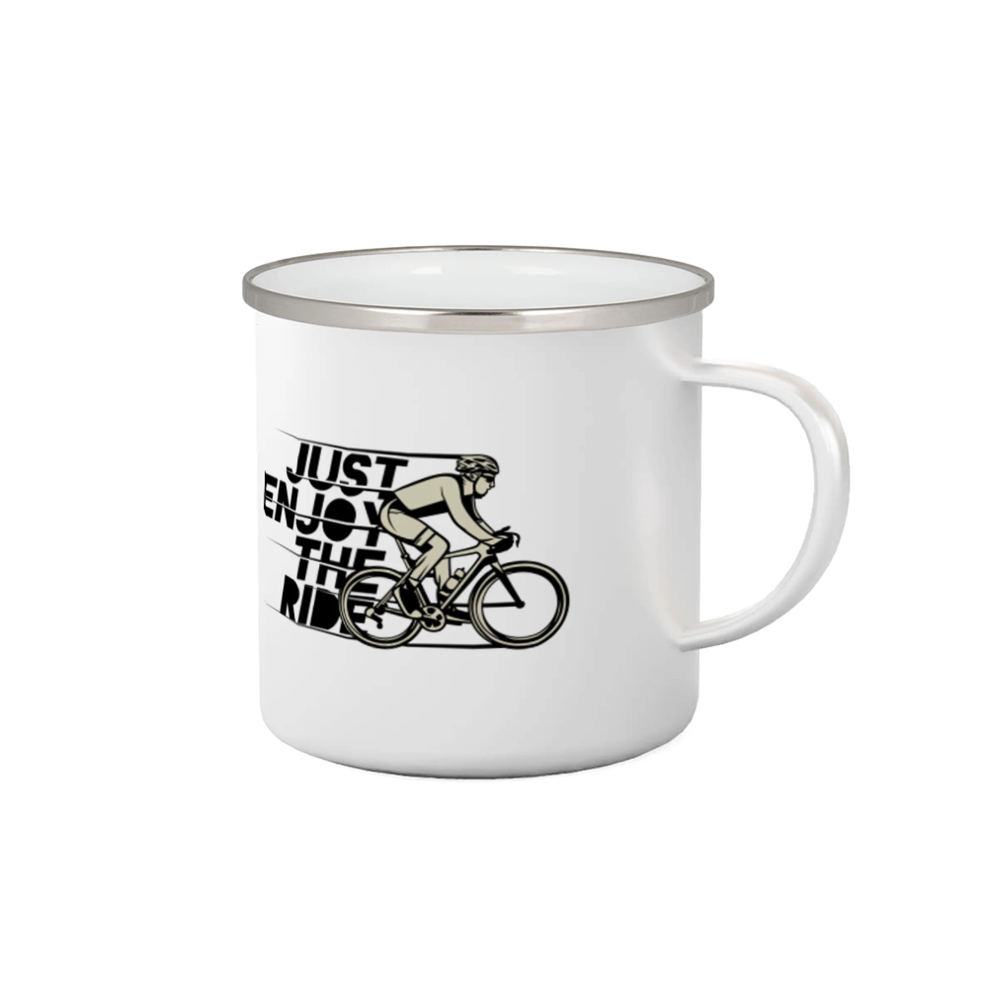 Tričko ako darček pre cyklistu - Just enjoy the ride - Plecháčik