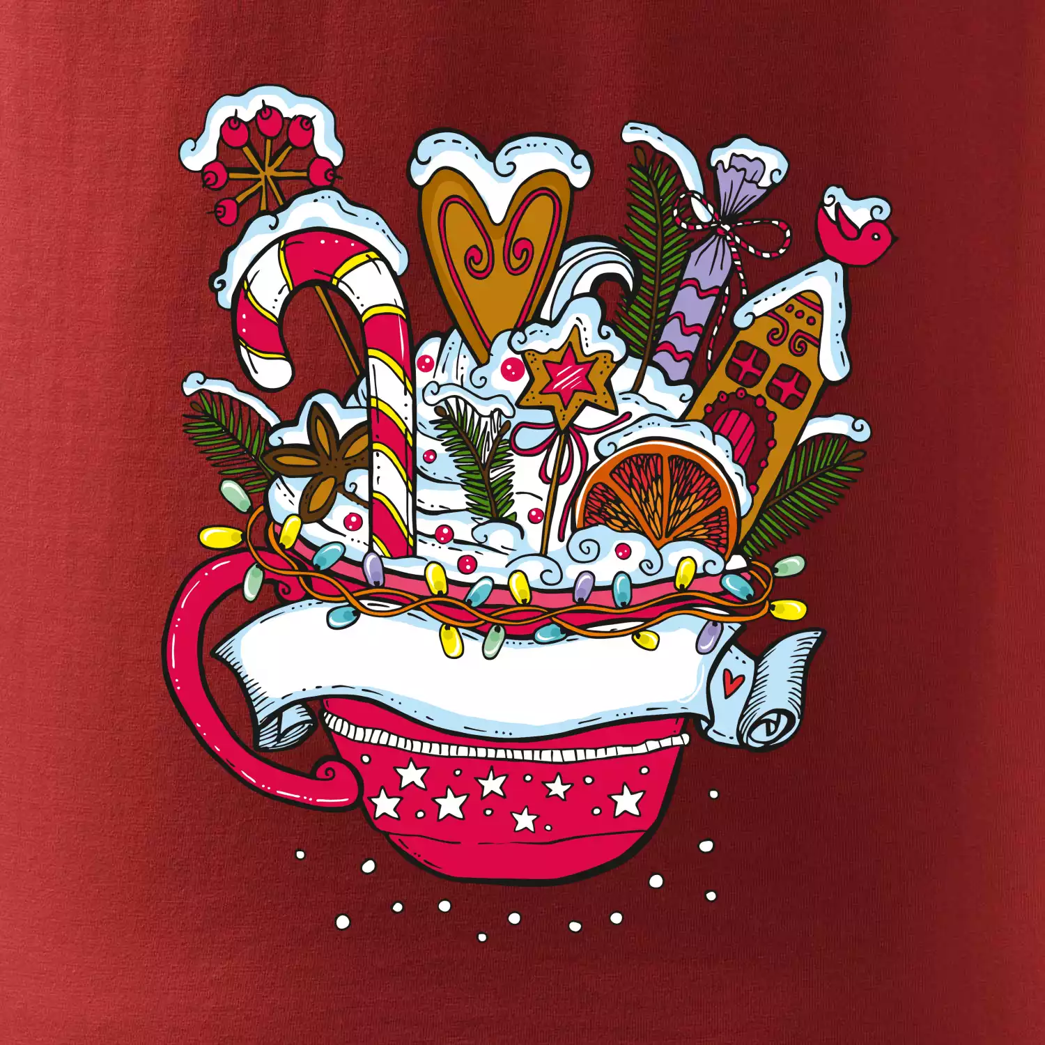 Vianočný Punč - hrnček (Pecka design)