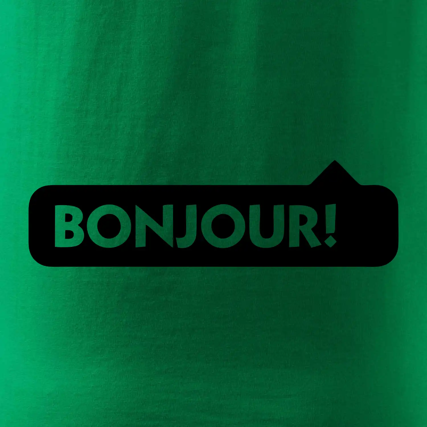 Nápis Bonjour