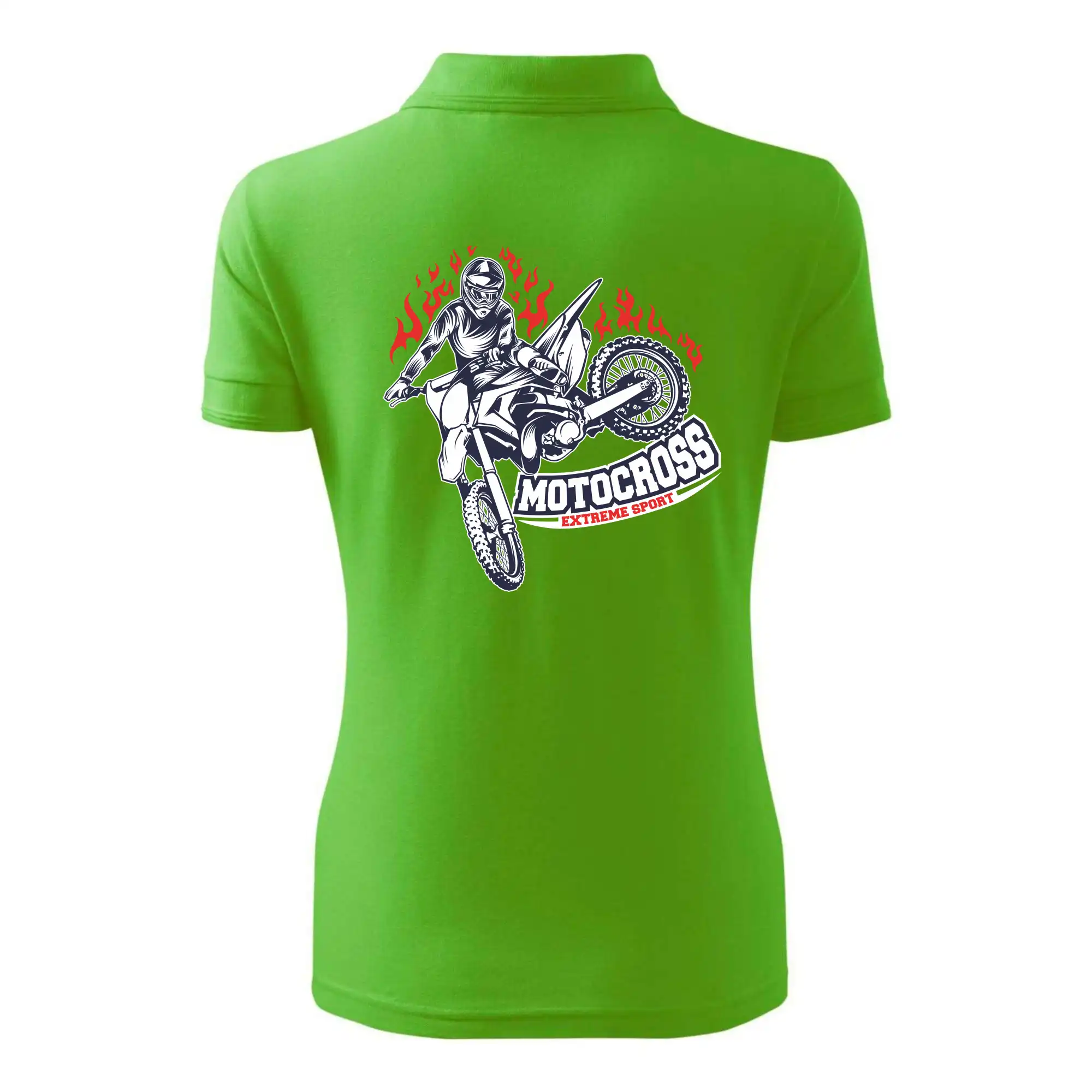 Motocross extreme sport fire