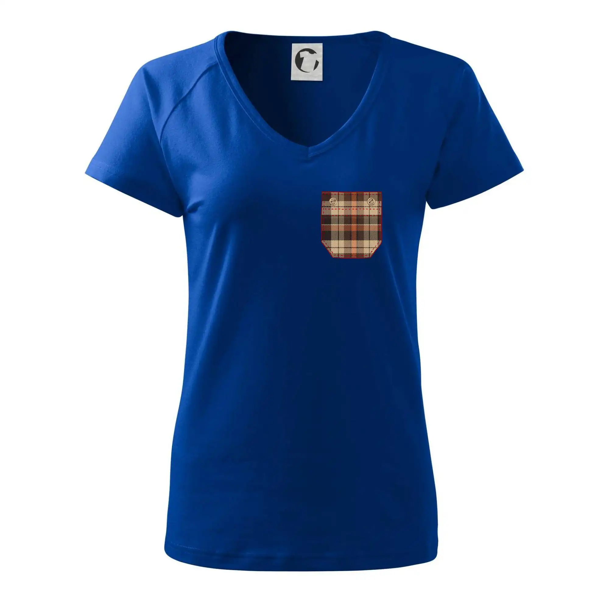 Flanelové triko hnědé