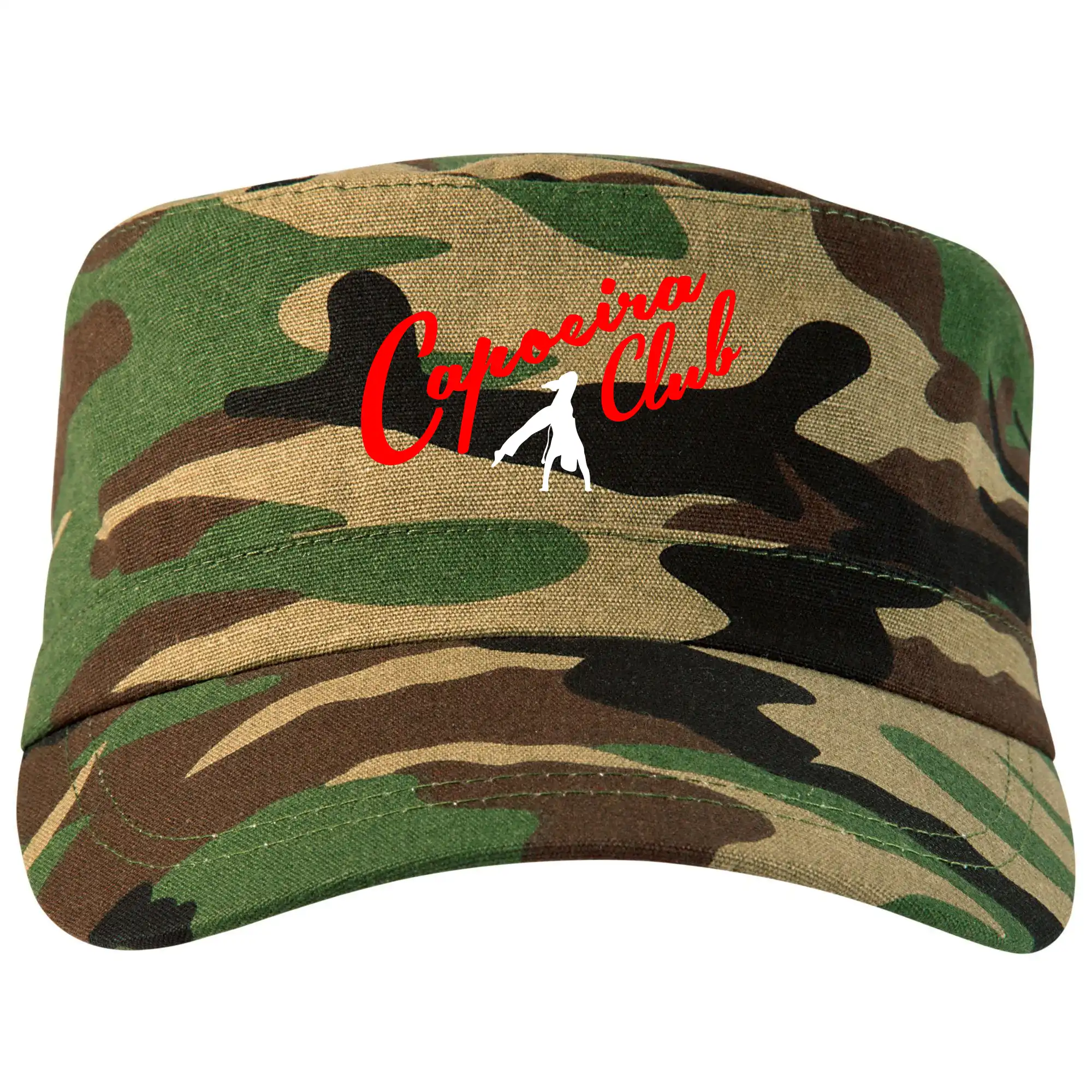 Tričká Capoeira - Capoeira club s tanečníkom - Šiltovka CAMO