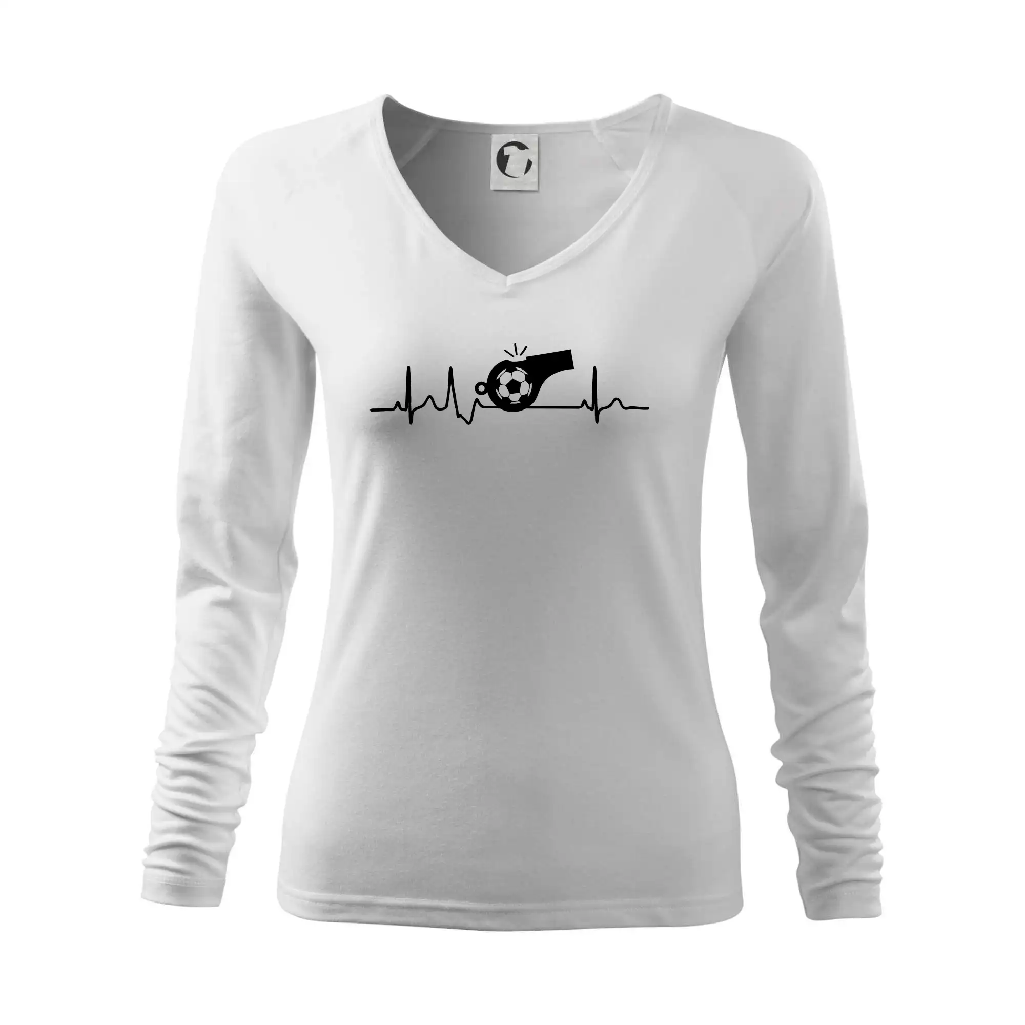 EKG fotbal rozhodčí a píšťalka