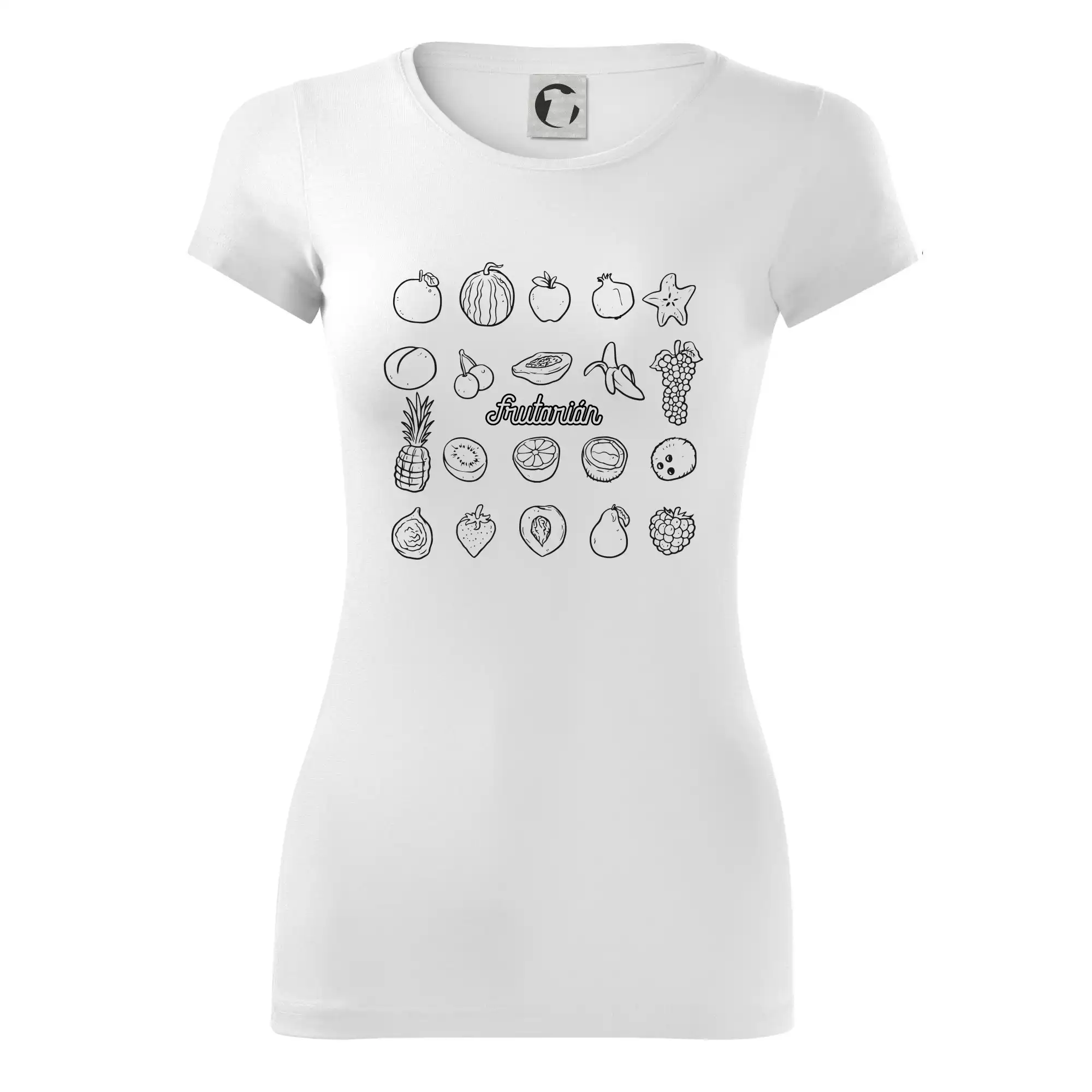 Frutarián ovoce ve čtverci