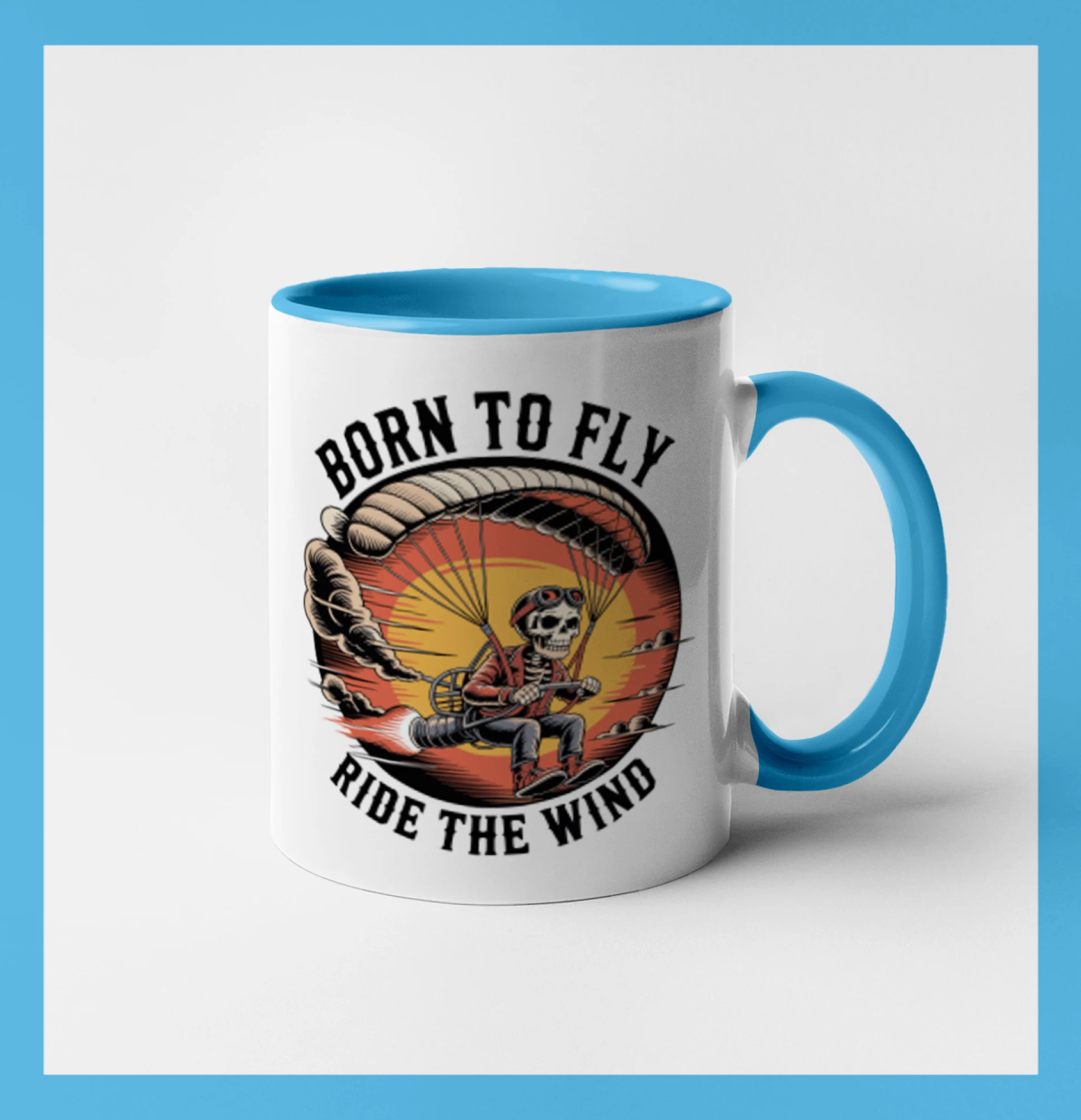 Paraglide BORN TO FLY RIDE THE WIN