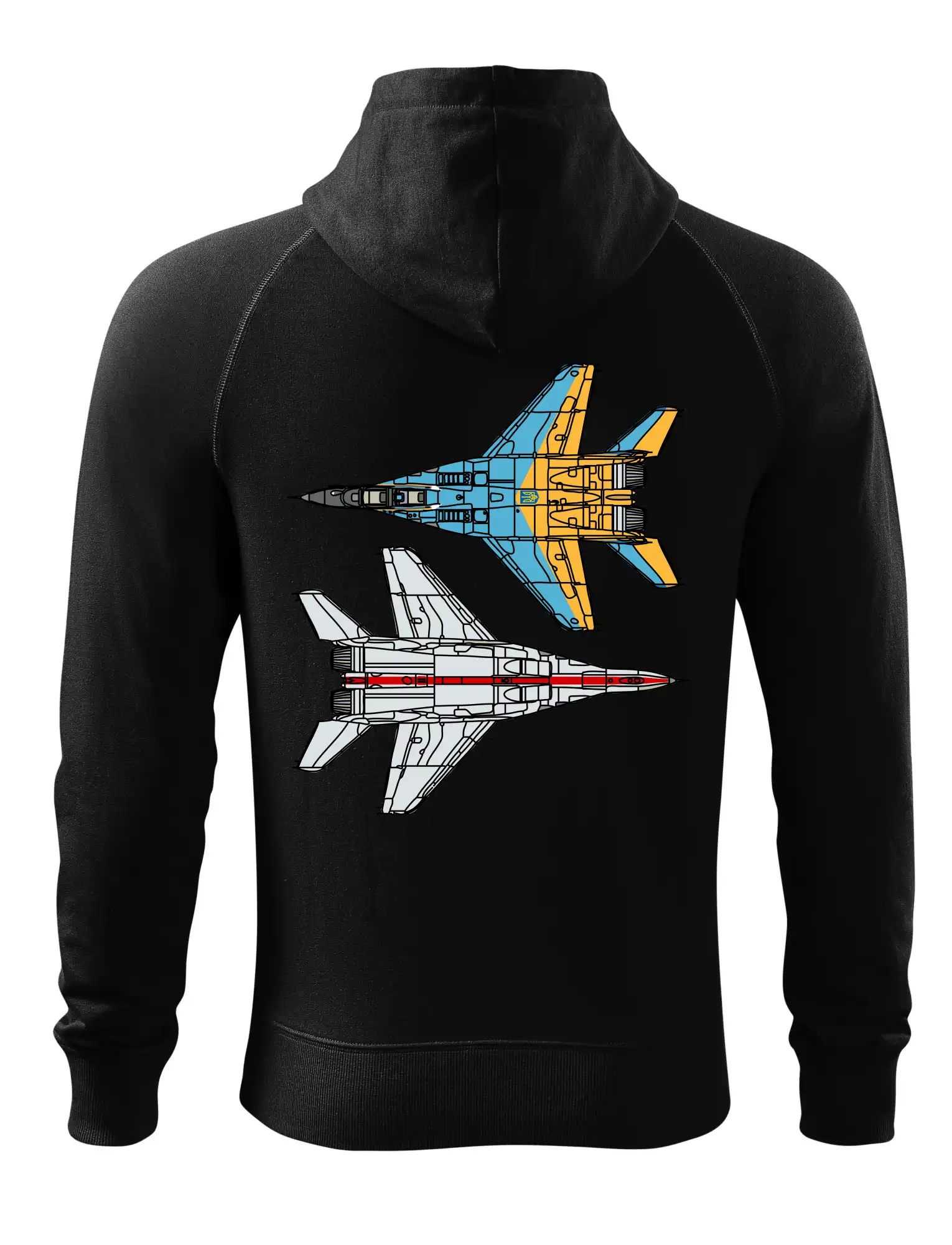 Mig 29 Fulcrum ze spoda a ze zhora