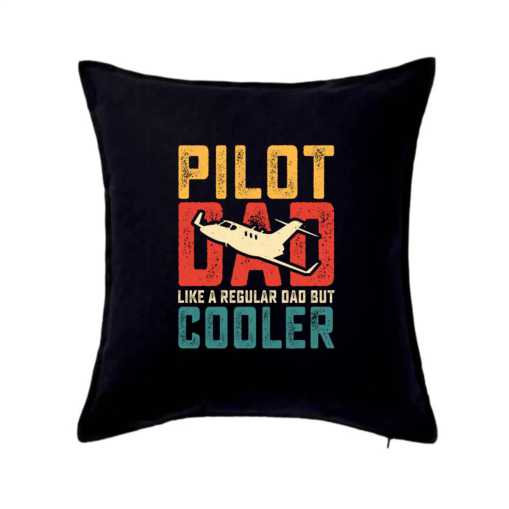 Tričká pre modelára - Plane Pilot dad like a regular dad but cooler - Vankúš 50x50