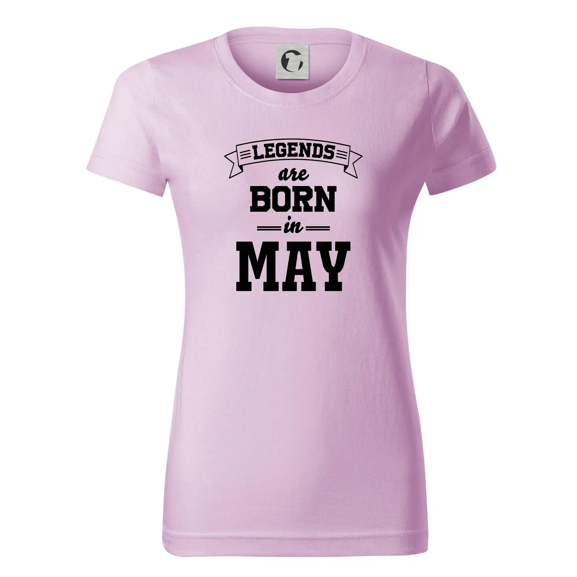 Tričká pre narodených v máji - Legends are born in May - Dámske tričko basic - ľahko voľnejšie a dlhšie