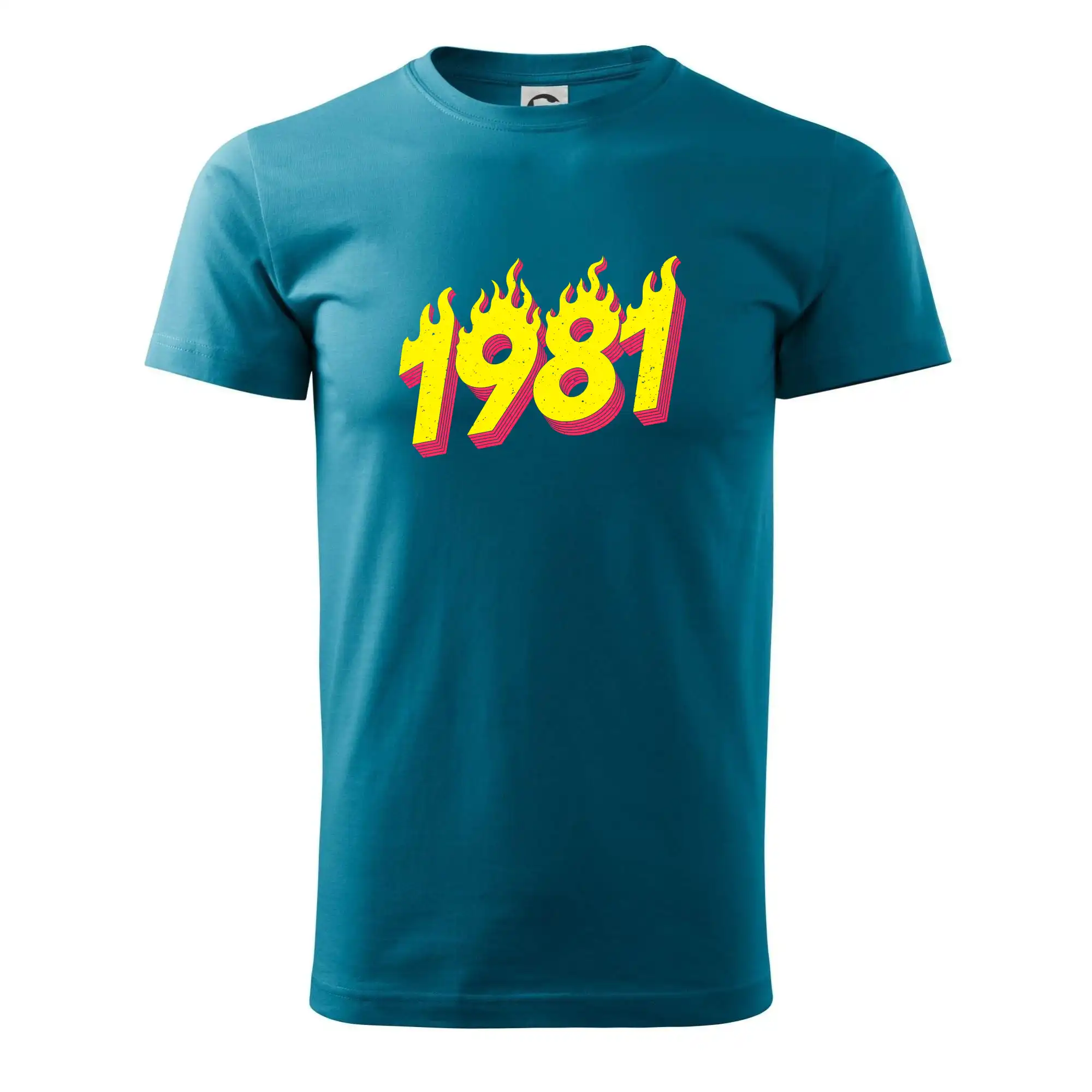 Trička s ročníkom 1981 - Narodeniny v ohni 1981 - Klasické pánske tričko vyššej gramáže