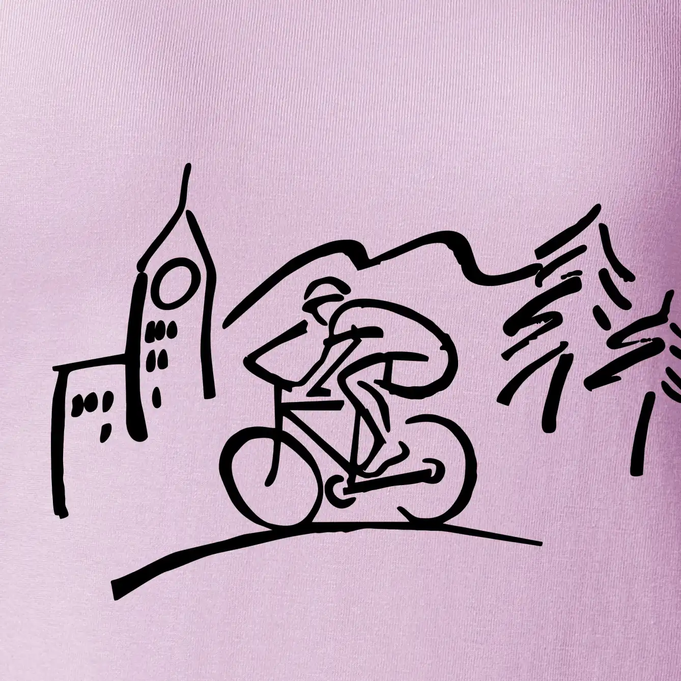 Cyklista na výletě