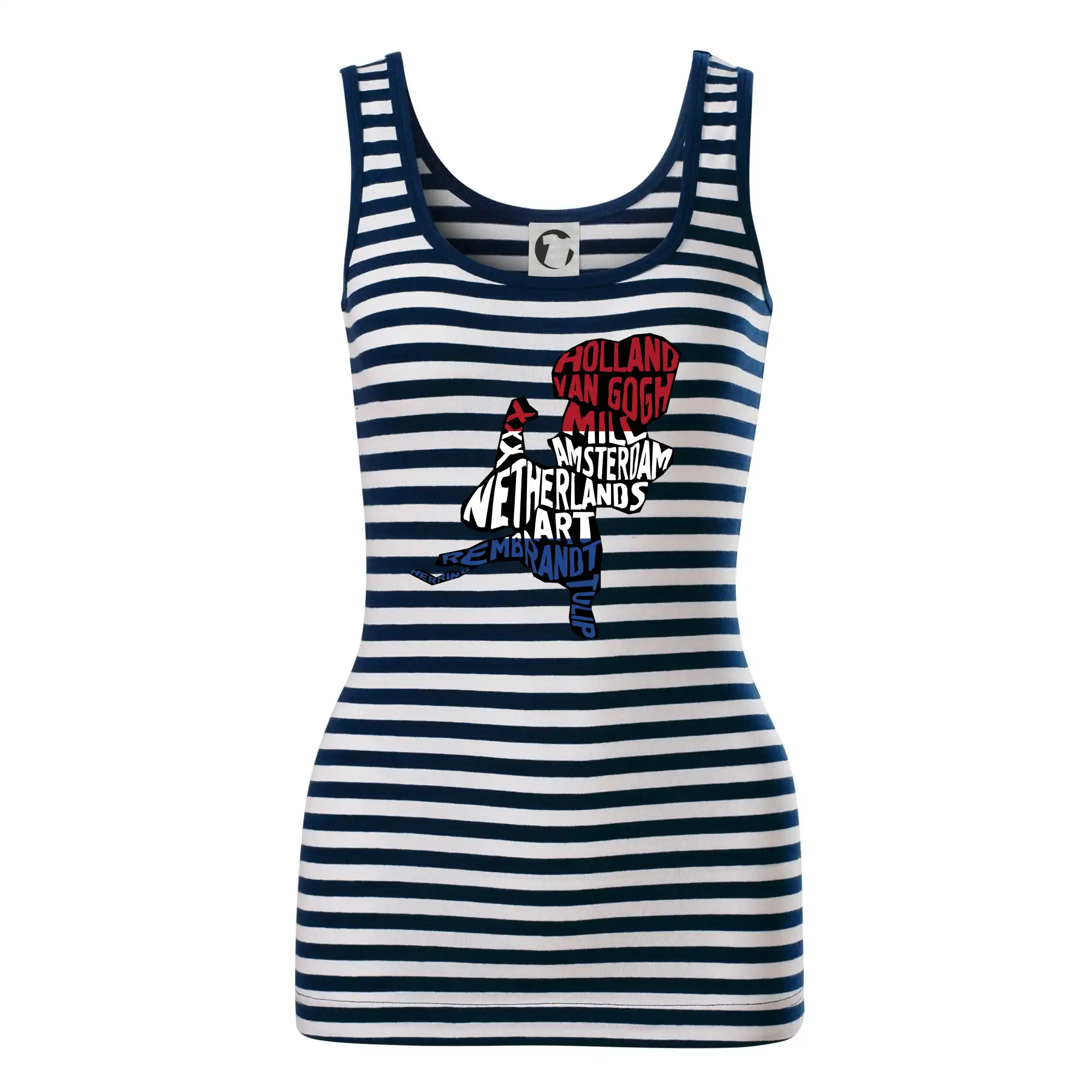 Ostatné mestá / miesta - Mapy - názvy miest - Holandsko - Sailor tielko na vodu