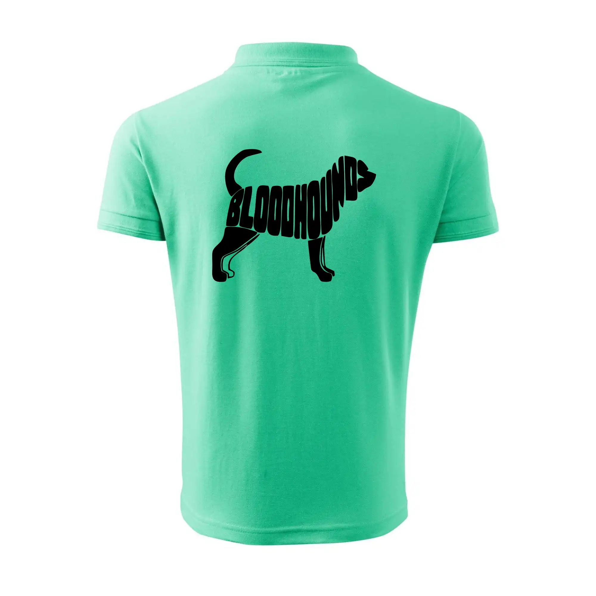 Bloodhound nápis v těle